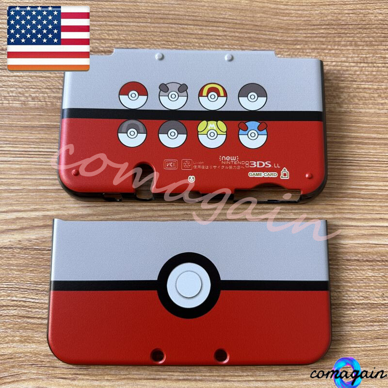 For Nintendo New 3DS XL New 3DS LL Poke Ball Protective Case Cover Housing Shell