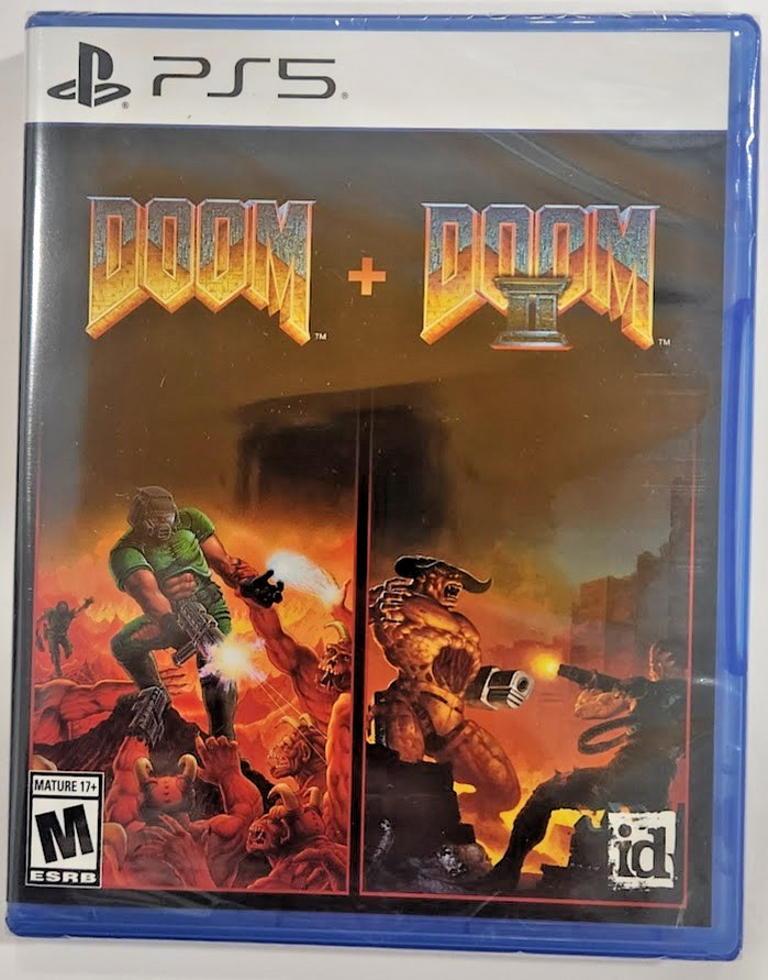 DOOM + DOOM II (LTD run#283) PS5 Brand New Game (2025 Shooter)
