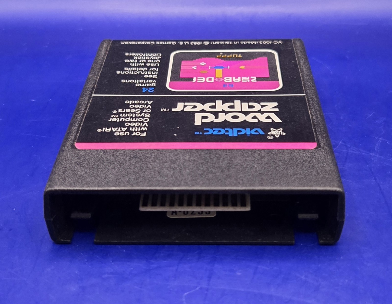 Vtg 1982 Atari/Sears Video Arcade Game ~ Vidtec “Word Zapper” (Tested & Working)