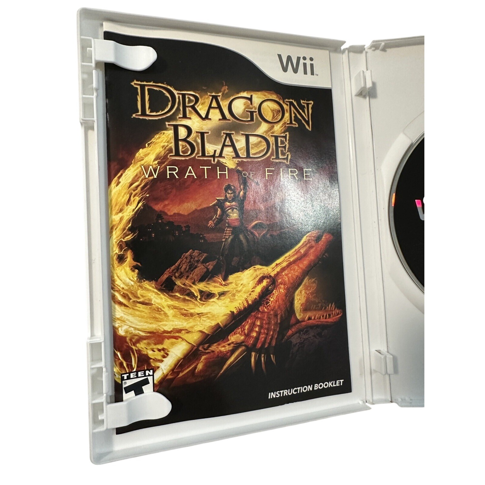 Dragon Blade Wrath of Fire Nintendo Wii Game CIB Action Adventure Hack and Slash