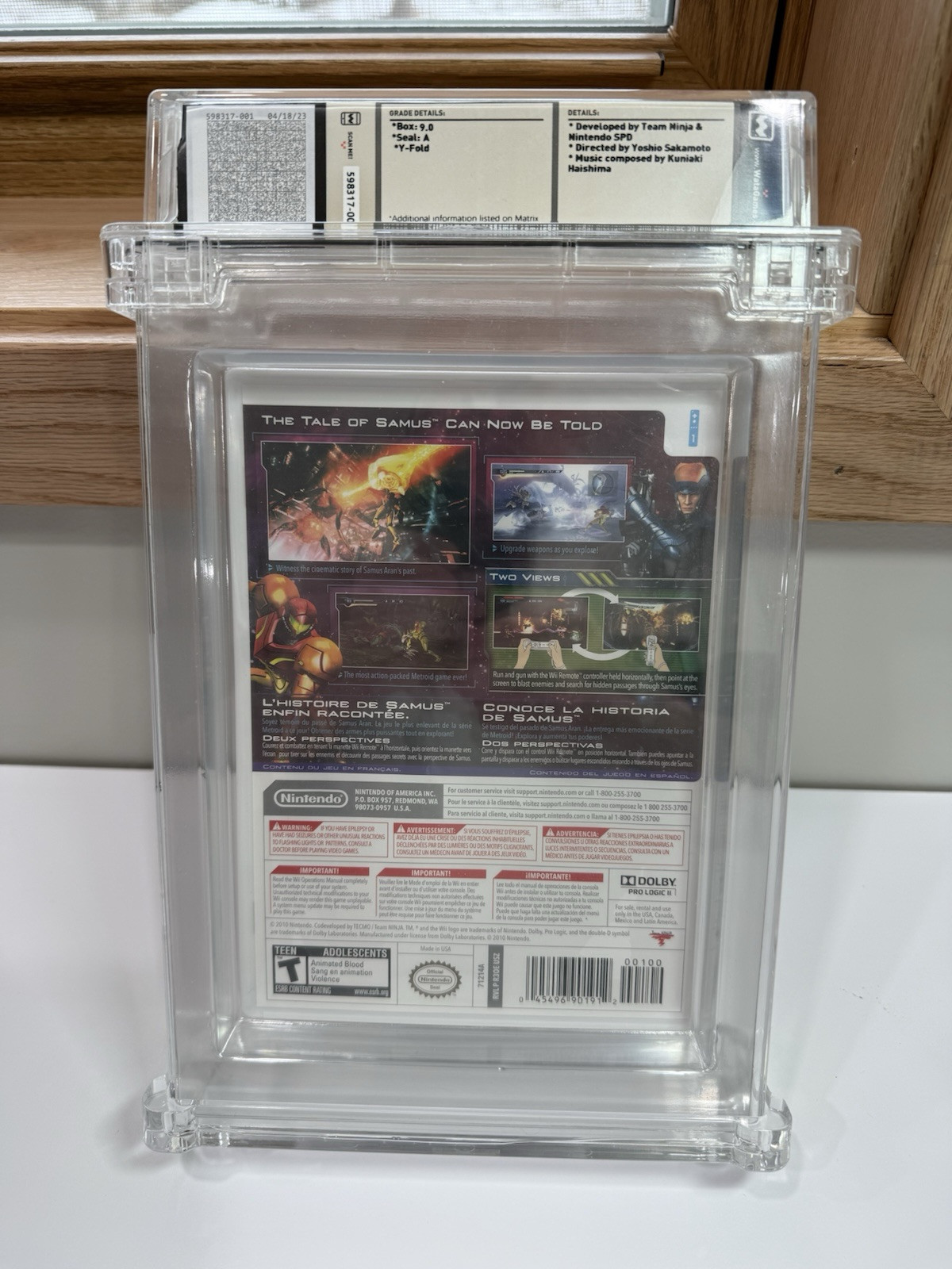 Metroid: Other M. Brand new WATA graded A 9.0