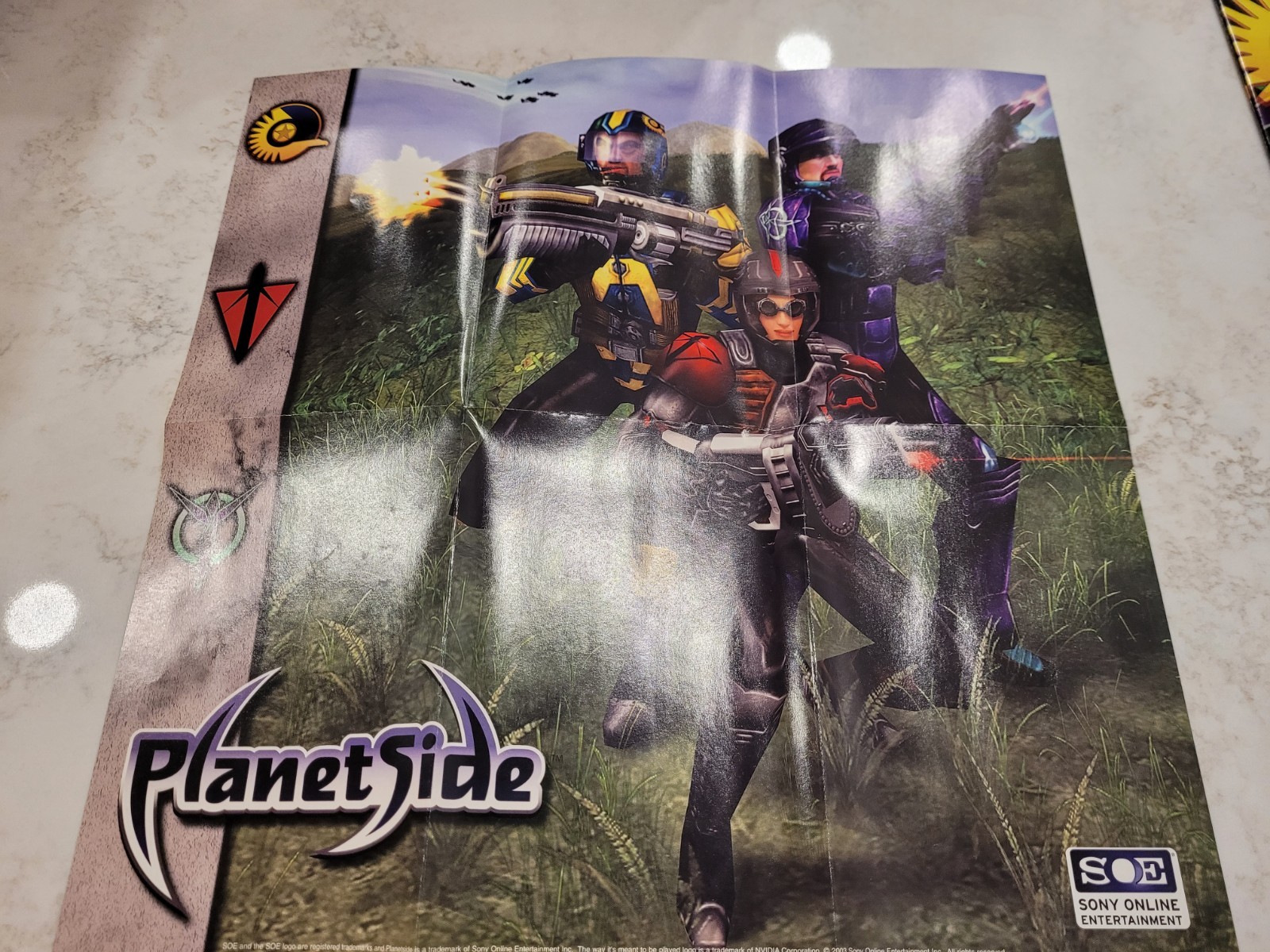 Vintage Sony Online Entertainment PlanetSide PC Game CD-ROM 2003 Complete