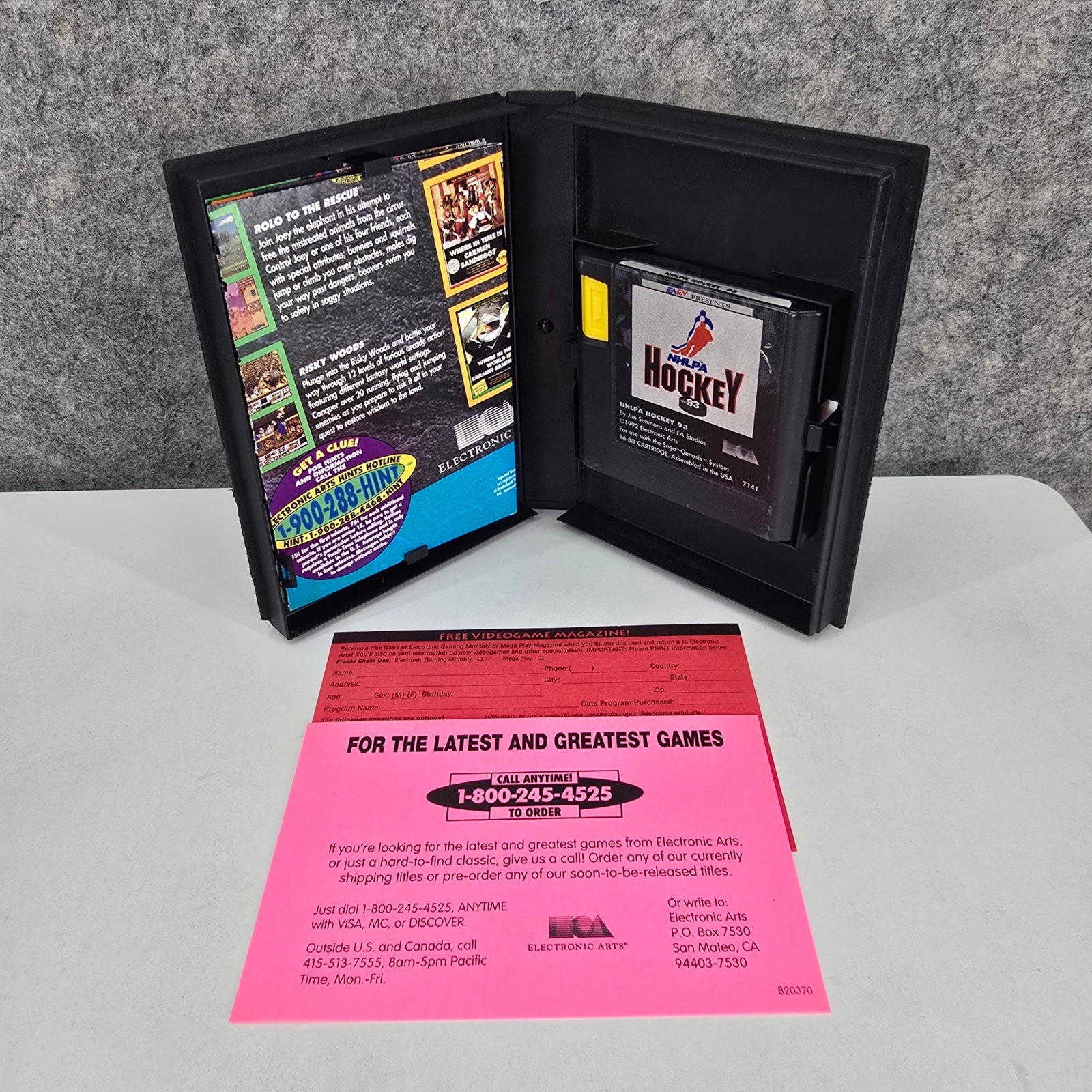 SEGA Genesis Sports Game Collection 6 Pack Golf, Hockey, Tennis, Basketball, +