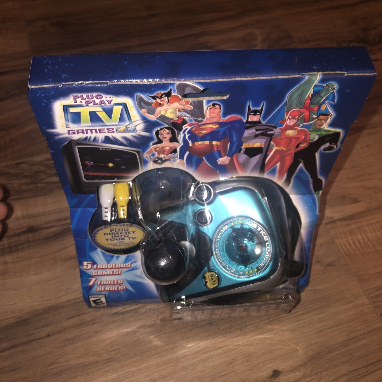NEW Justice League Plug N and Play TV Video Game Jakks Pacific 2005 DC Comics