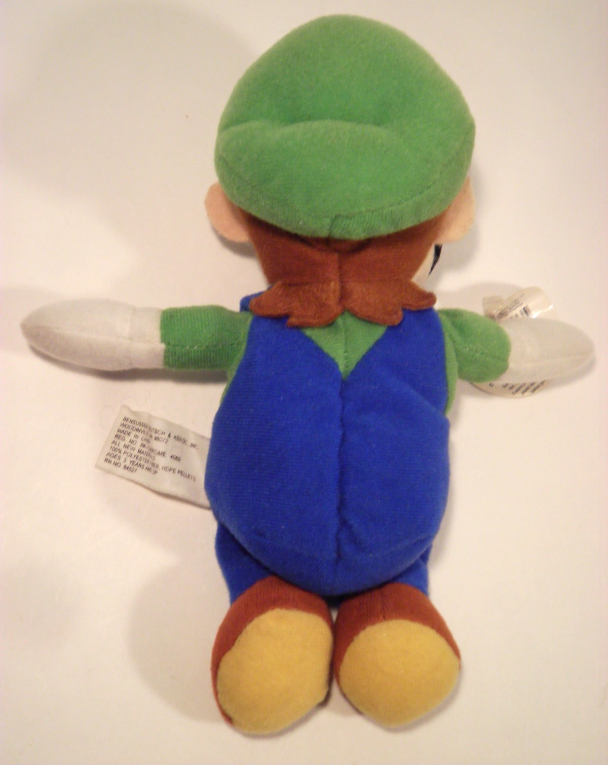1997 Plush Nintendo 64 Luigi 8″ BD & A Beanie All Tags Officially Licensed 20033