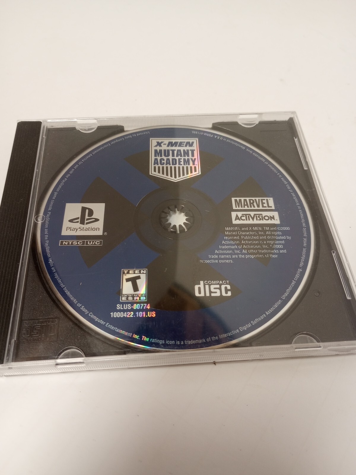 X-Men: Mutant Academy (Sony PlayStation 1 PS1, 2003) Disc Only Generic Case