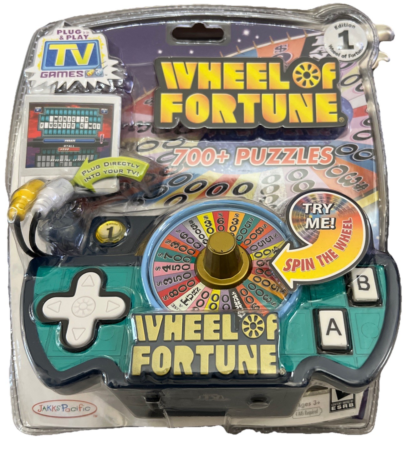 Wheel of Fortune TV Games Jakks Pacific (TV game systems, 2006) see photos