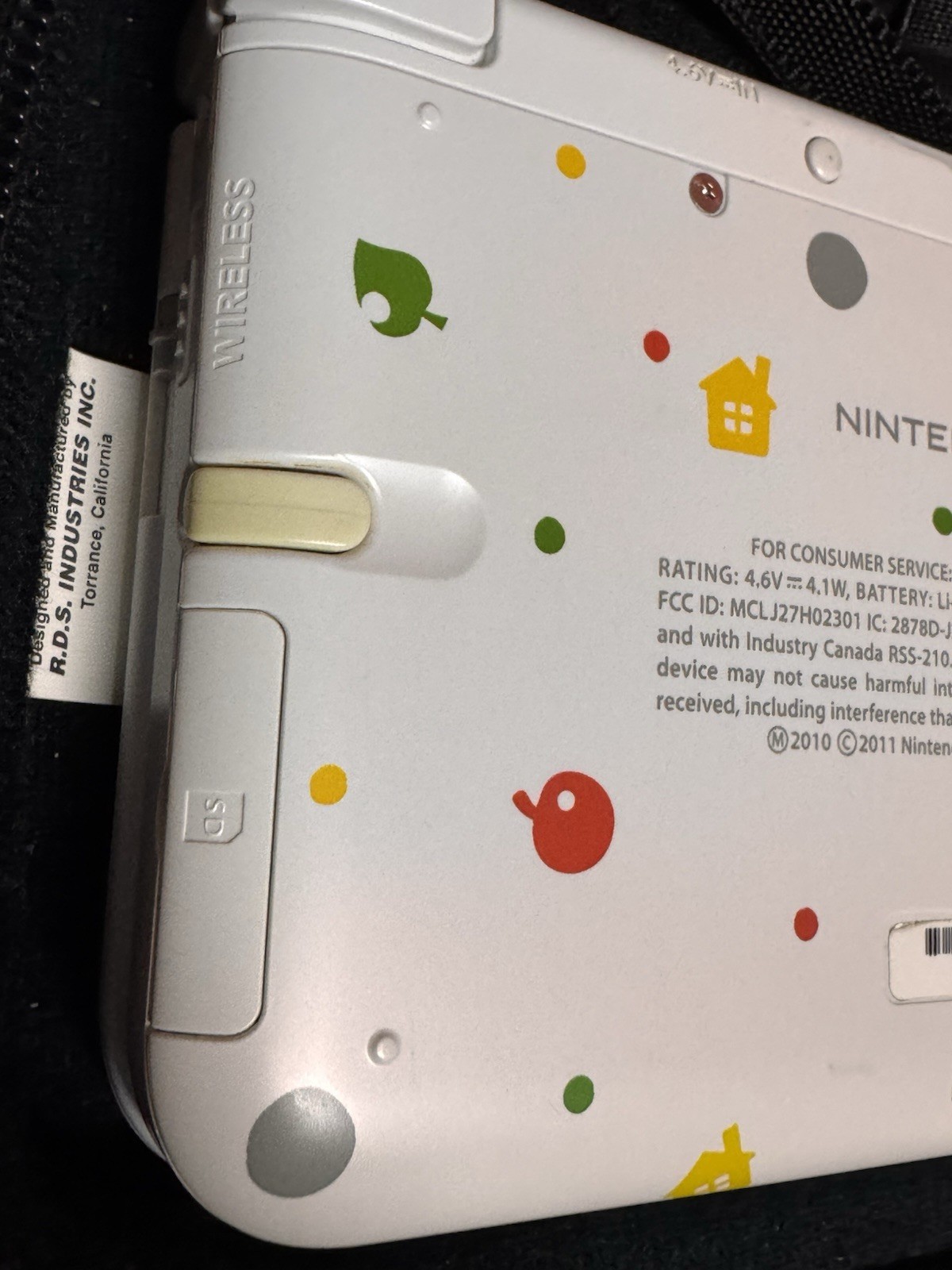 Nintendo 3DS XL White Animal Crossing Limited Edition – Great Condition