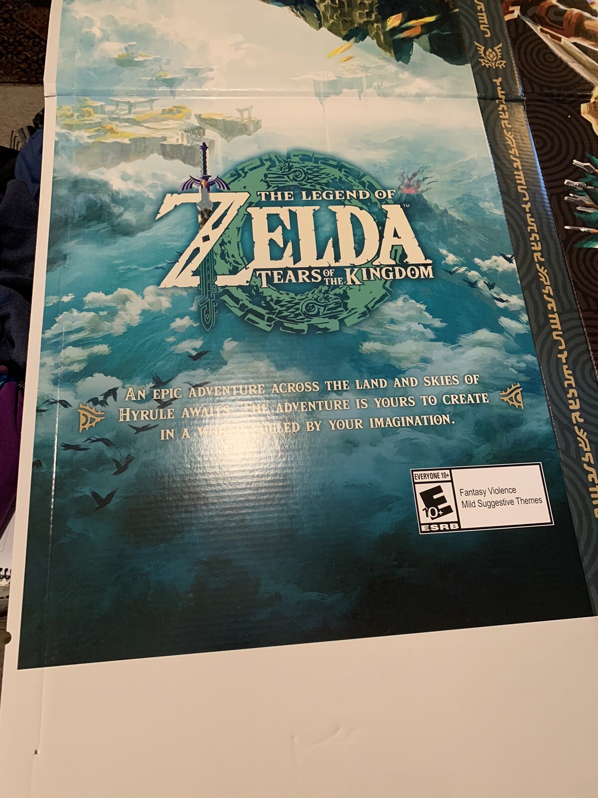 Legend of Zelda: Tears of the Kingdom 5FT Display 2023 Store Standee LoZ: ToTK