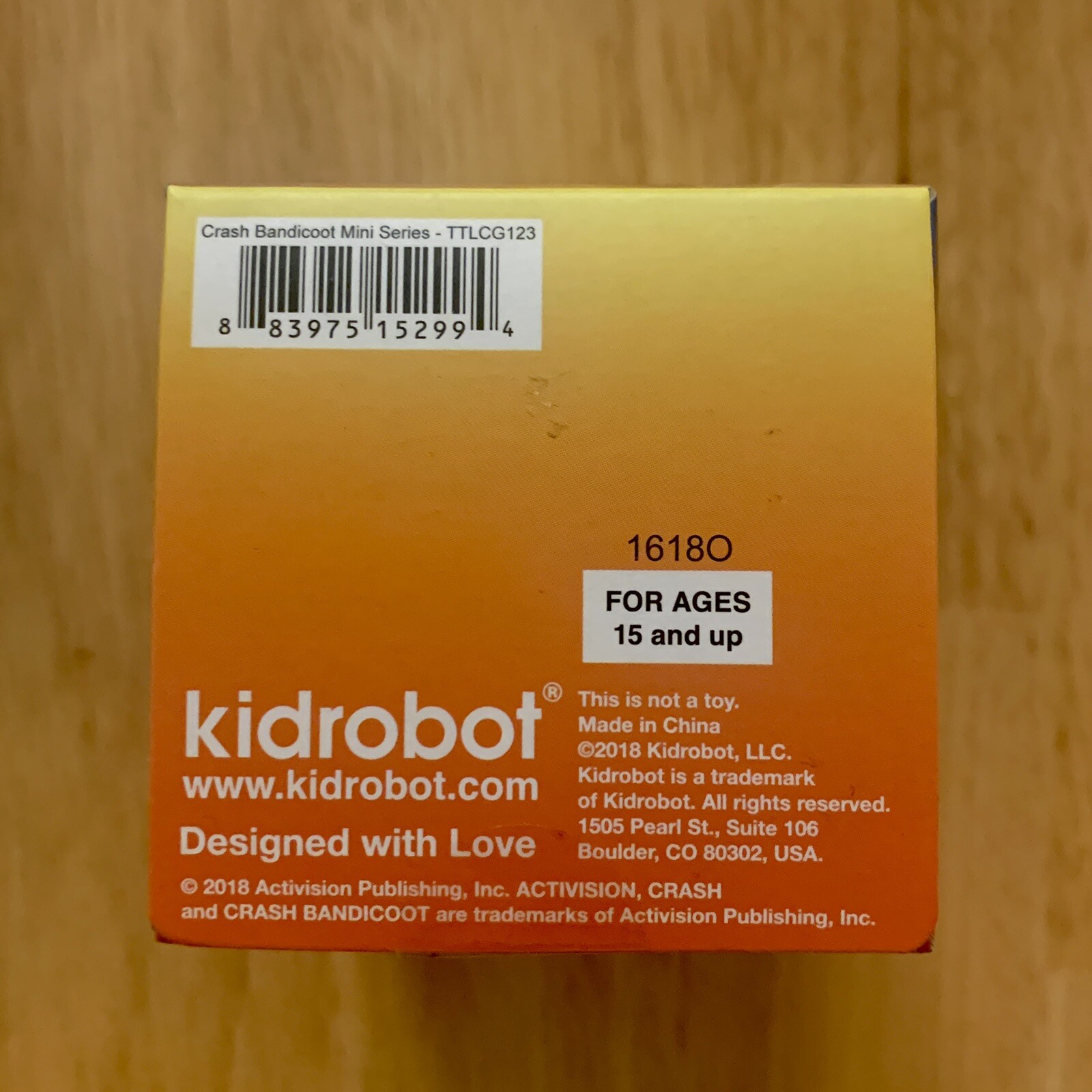 kidrobot CRASH BANDICOOT Vinyl Mini Figure Dr. Neo Cortex NEW OPENED