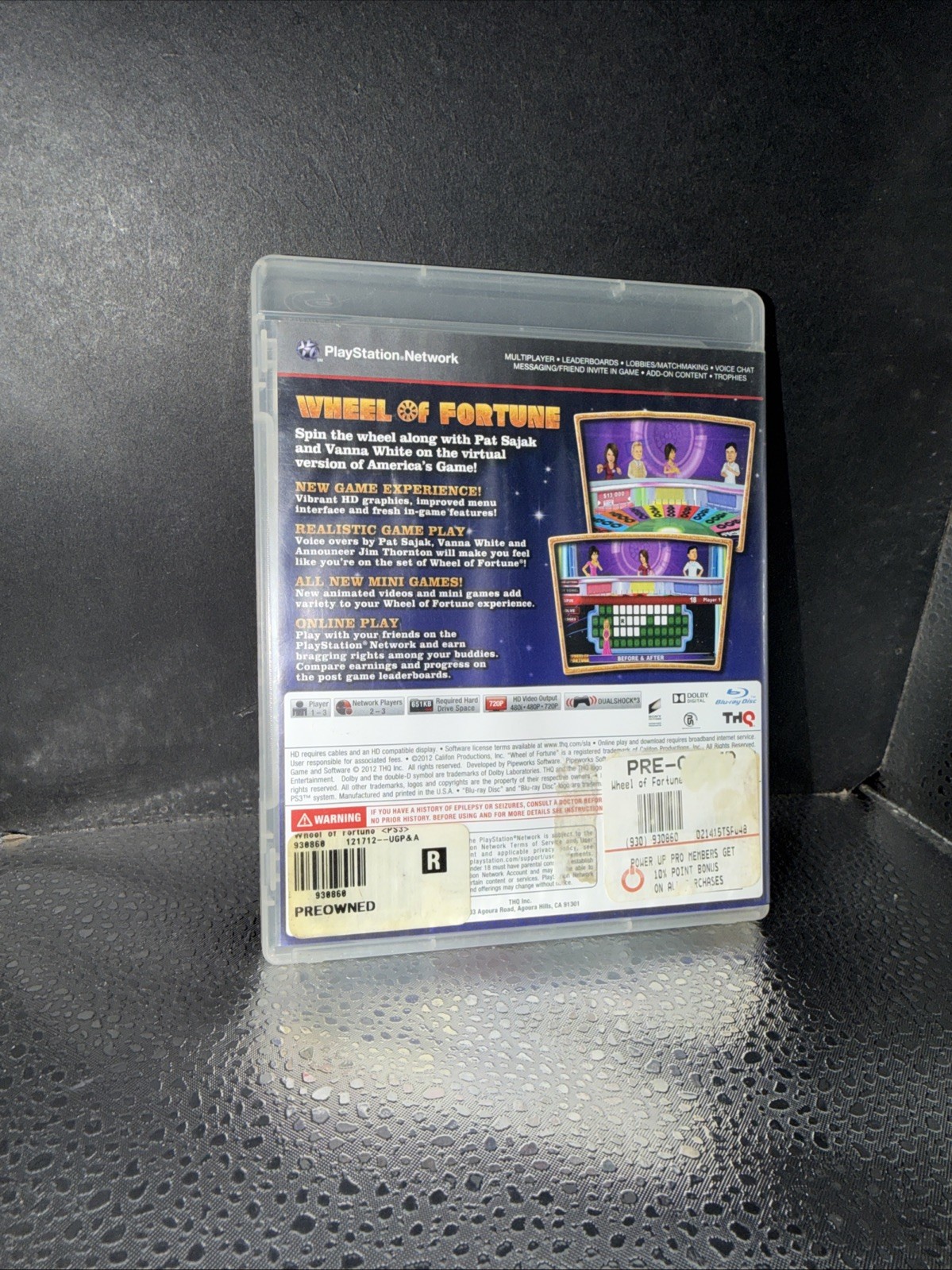 Wheel of Fortune for PS3 Sony PlayStation 3 (2012) Preowned In Good Condition