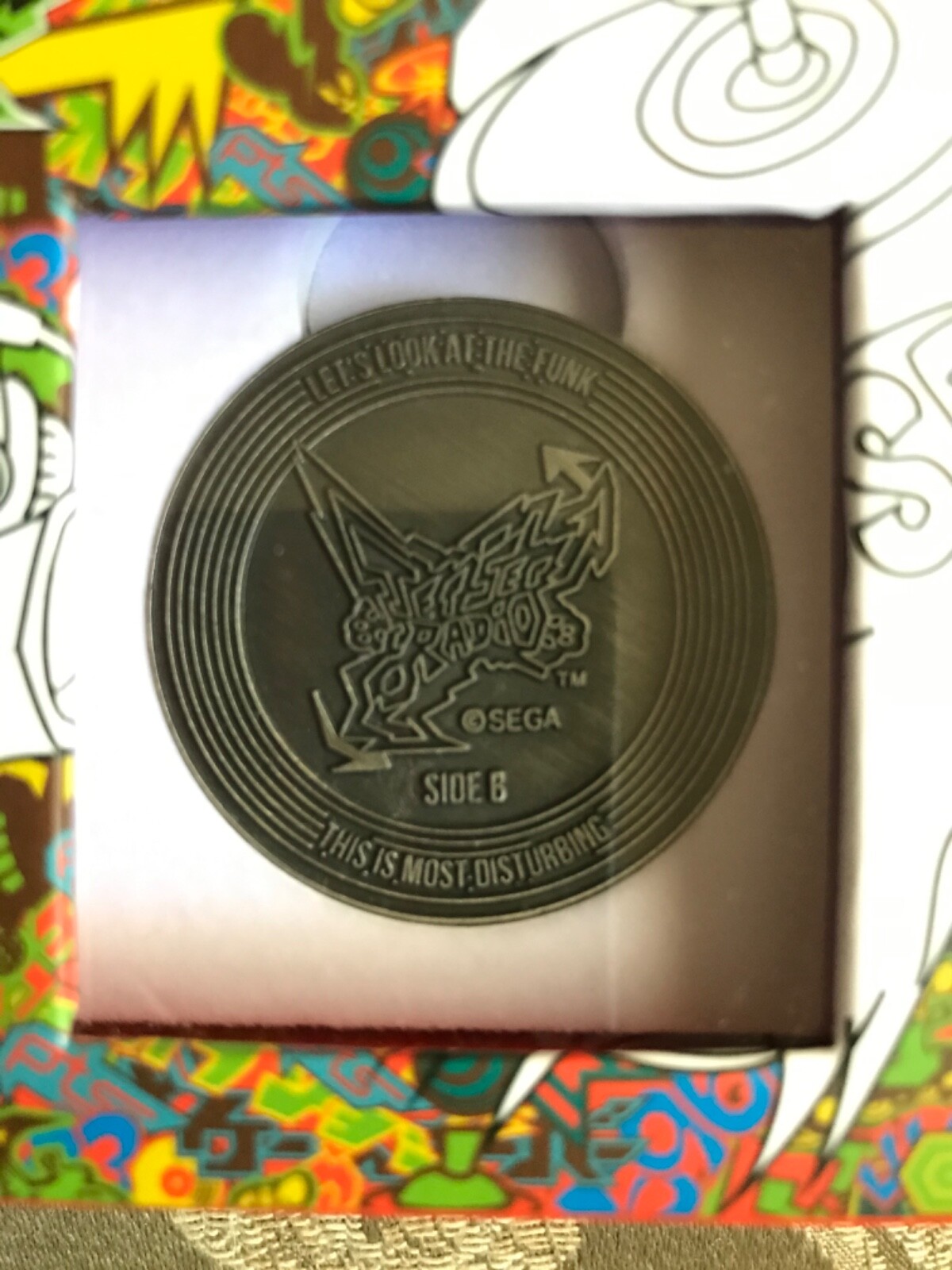 Jet Set Grind Radio Coin Medal Sega Shop EU Exclusive 300 Units Rare