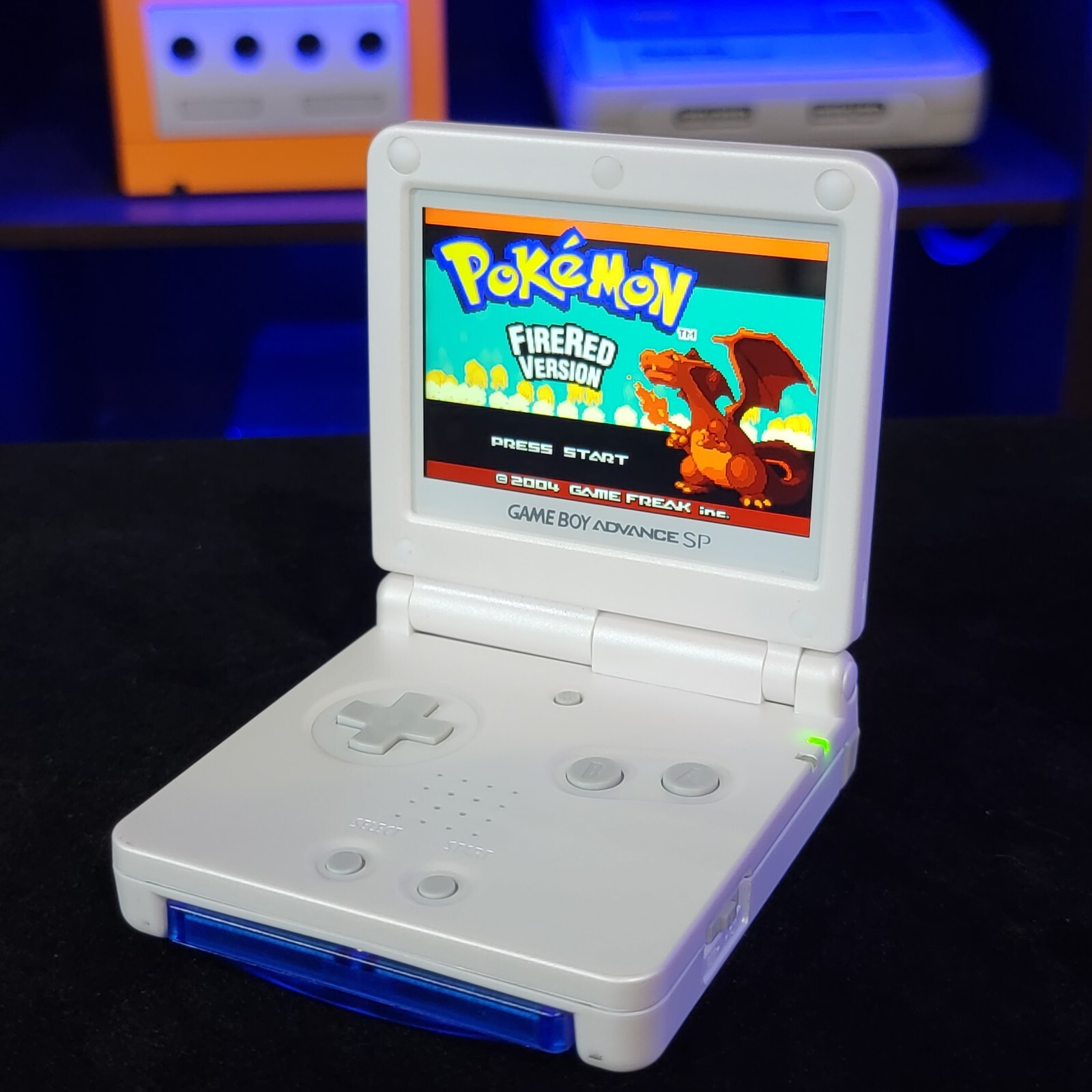 White Nintendo Game Boy Advance GBA SP IPS MOD Adjustable Brightness