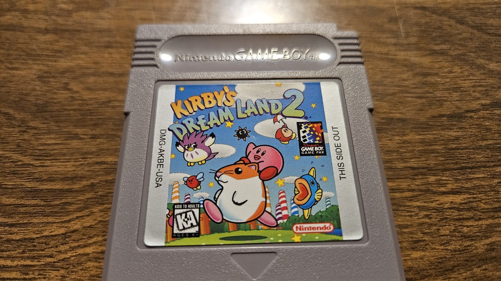 Kirby’s Dream Land 2 Cartridge and Plastic Case Nintendo Game Boy GameBoy