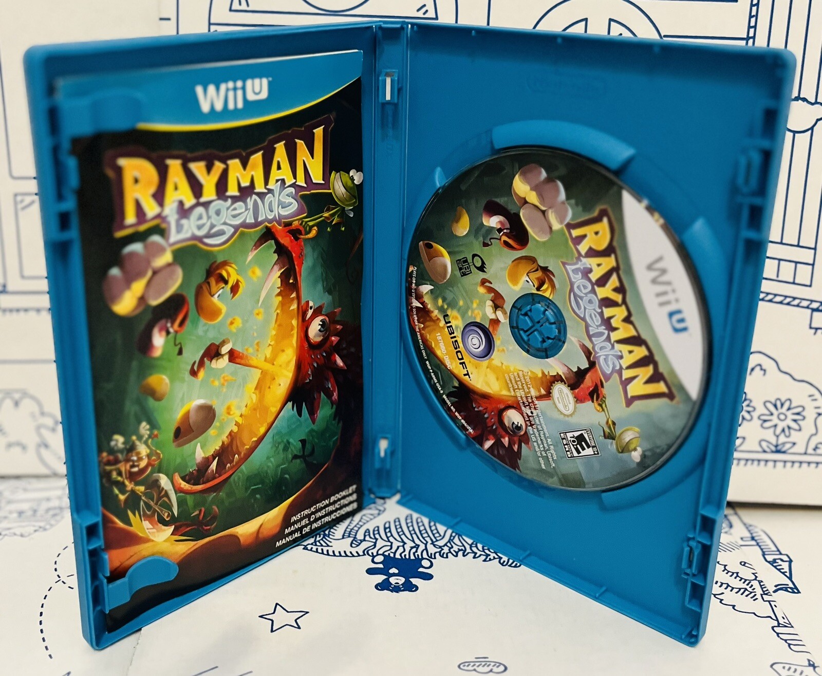 Rayman Legends Nintendo Wii U 2013 Ubisoft Game Cartoon Adventure Comic Mischief
