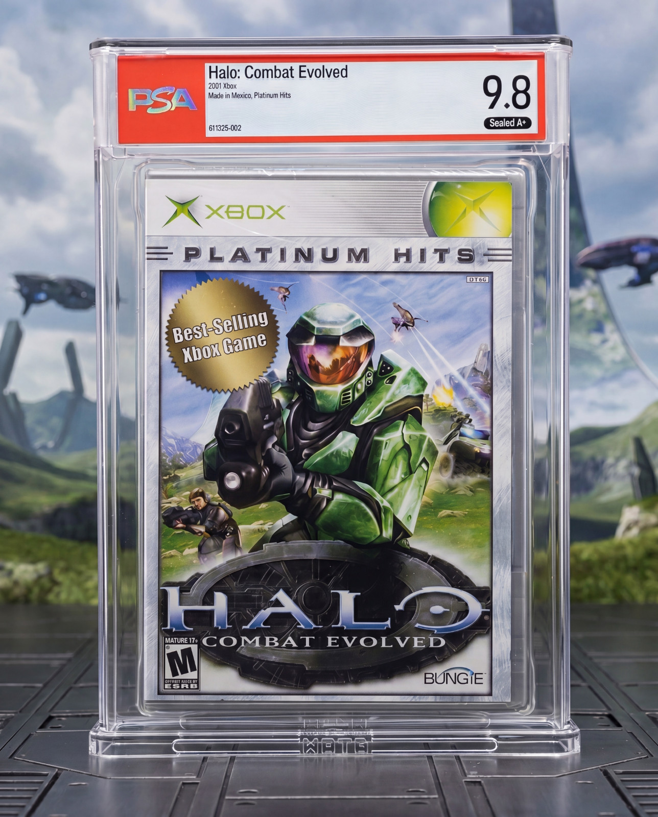 Halo: Combat Evolved • Platinum Hits • PSA 9.8 A+ • Xbox