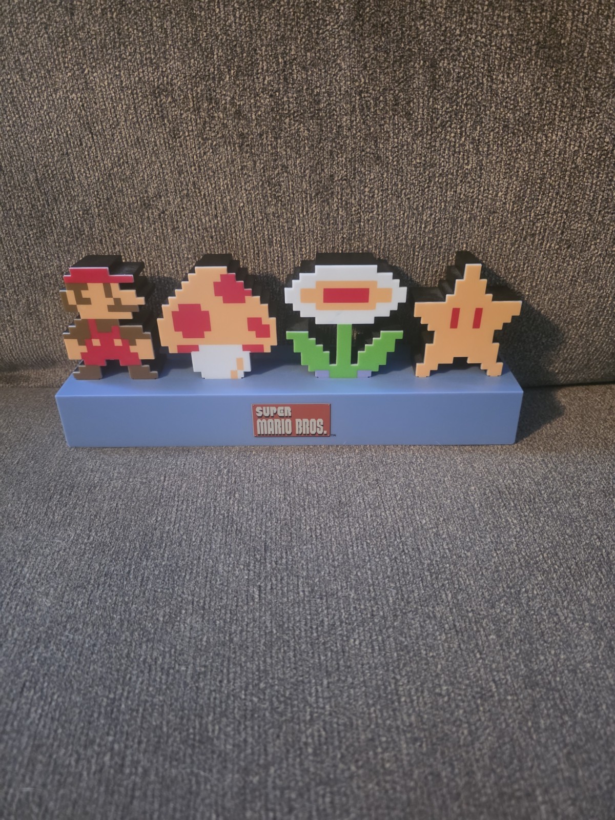 Super Mario Light Up Sign Sound Activated Lights Battery Or USB Operated