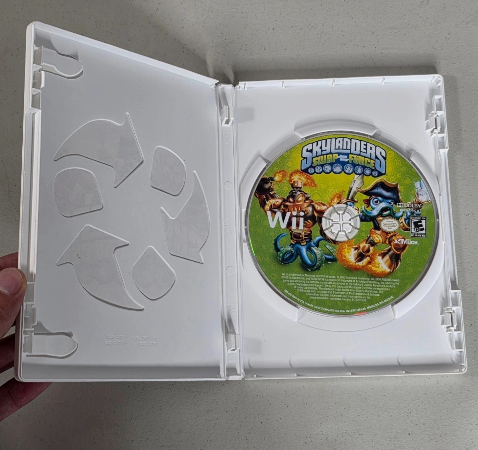 Skylanders Wii Game & Figure Lot Swap Force Giants Spyros Adventure McDonalds