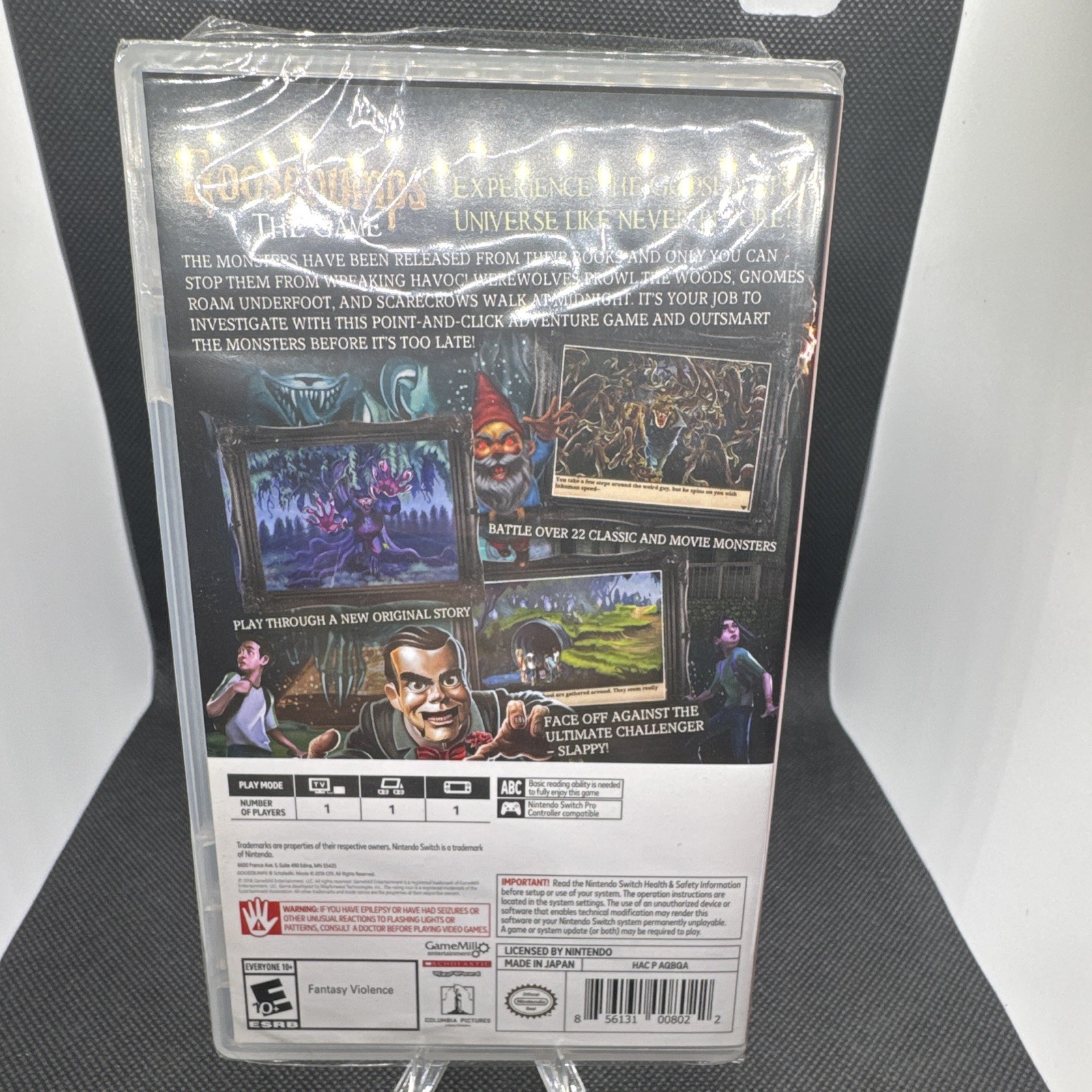 GameMill Goosebumps The Game Nintendo Switch 2018 E10+ NTSC-U/C Single