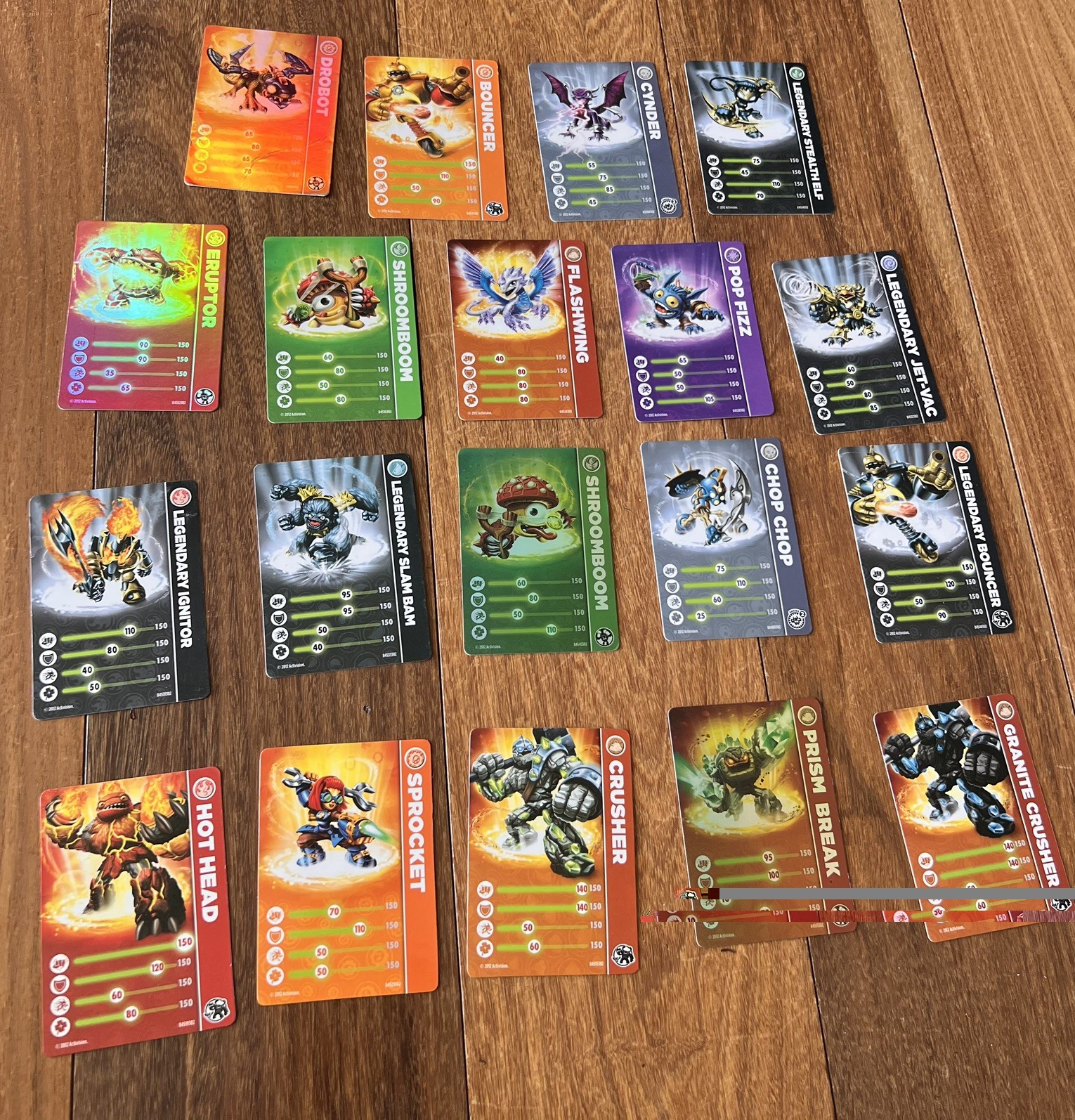 Skylanders Huge Lot Of Collectible Cards 2011-2014 Activision – Ships Fast