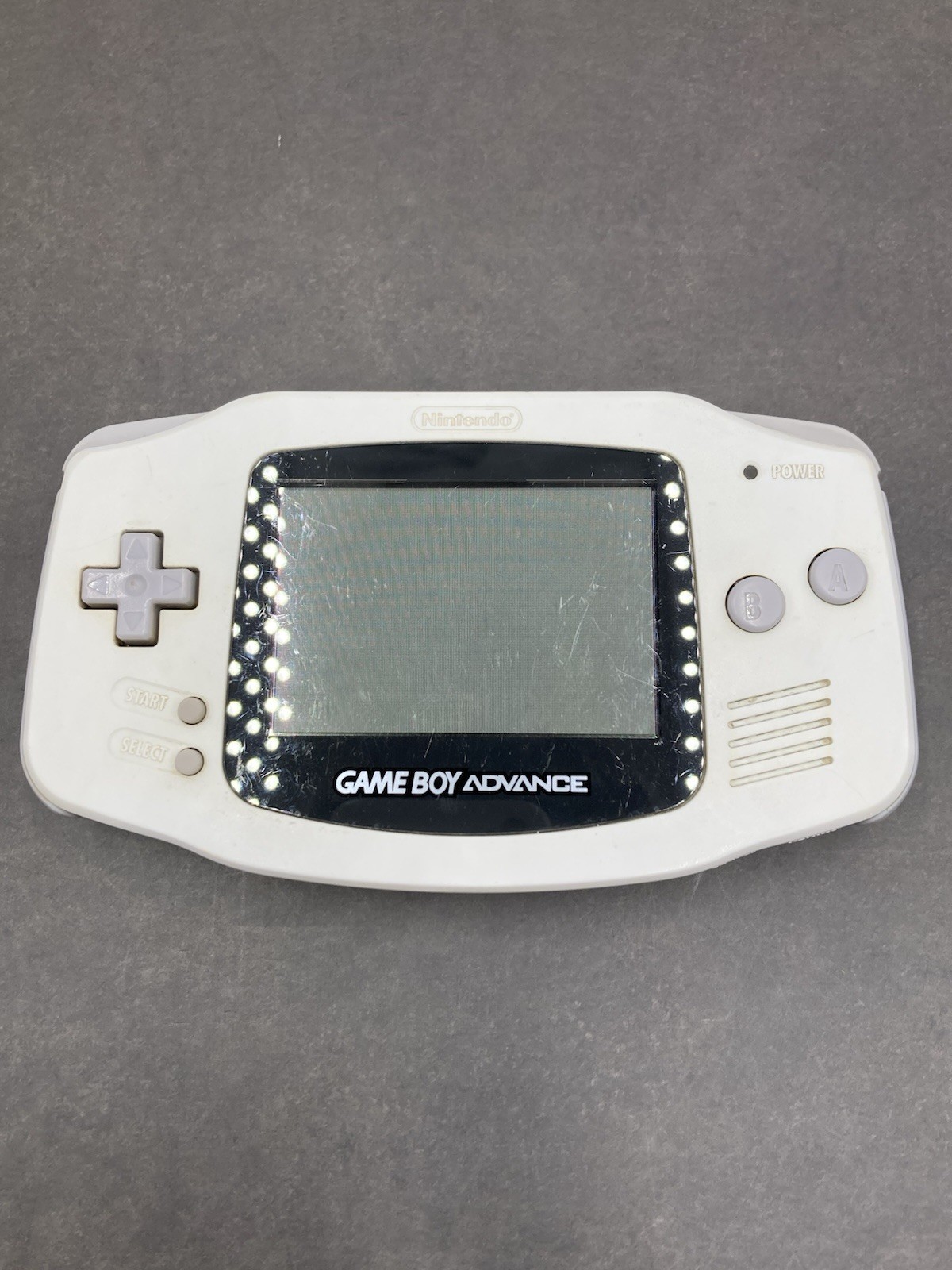 Nintendo Game Boy Advance AGB-001 Console White tested 0707-405