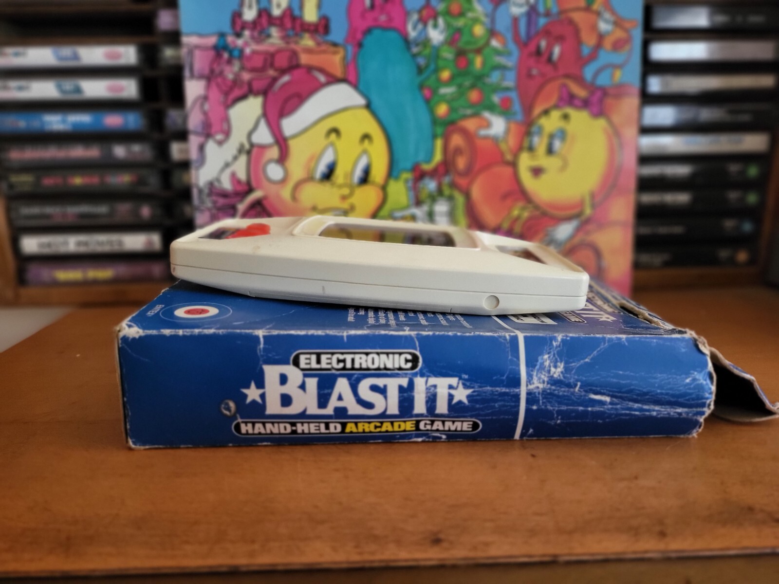 Entex Blast it Vintage 1980 LED Handheld Electronic Game – RARE TESTED WORKING
