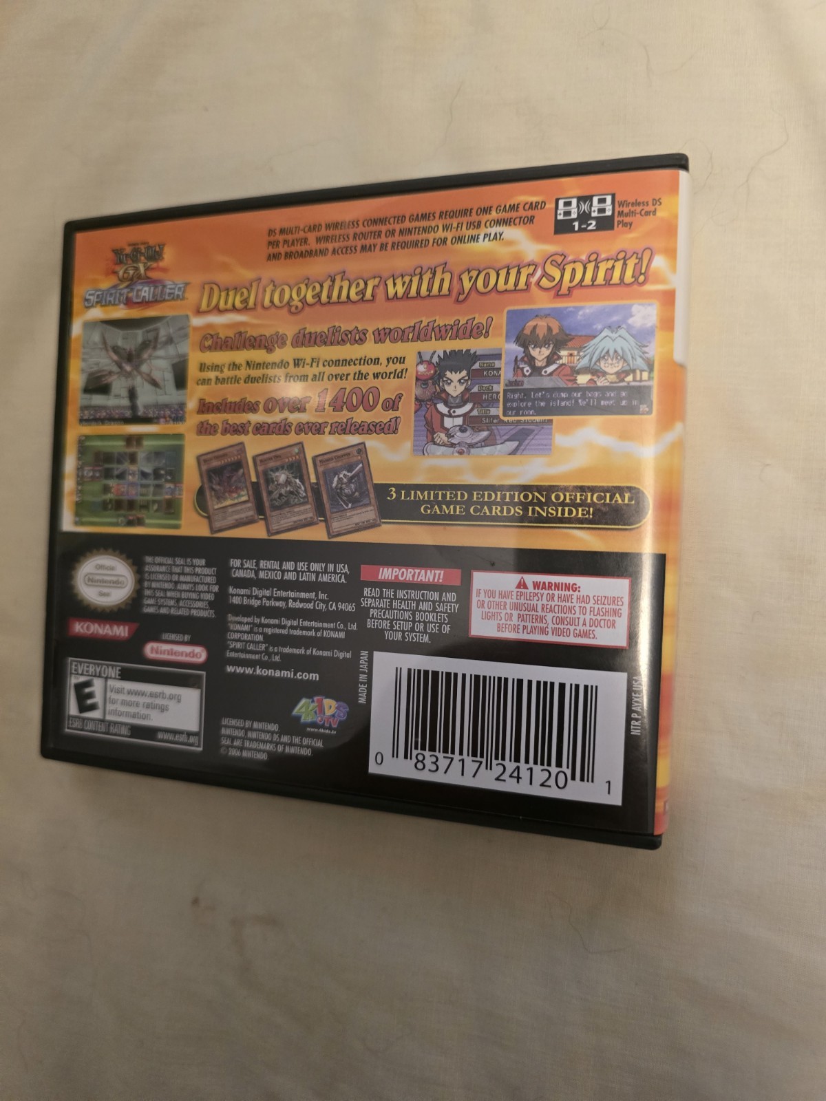 Yu-Gi-Oh! GX Spirit Caller Limited Edition [Complete In Box, Working, No Cards]