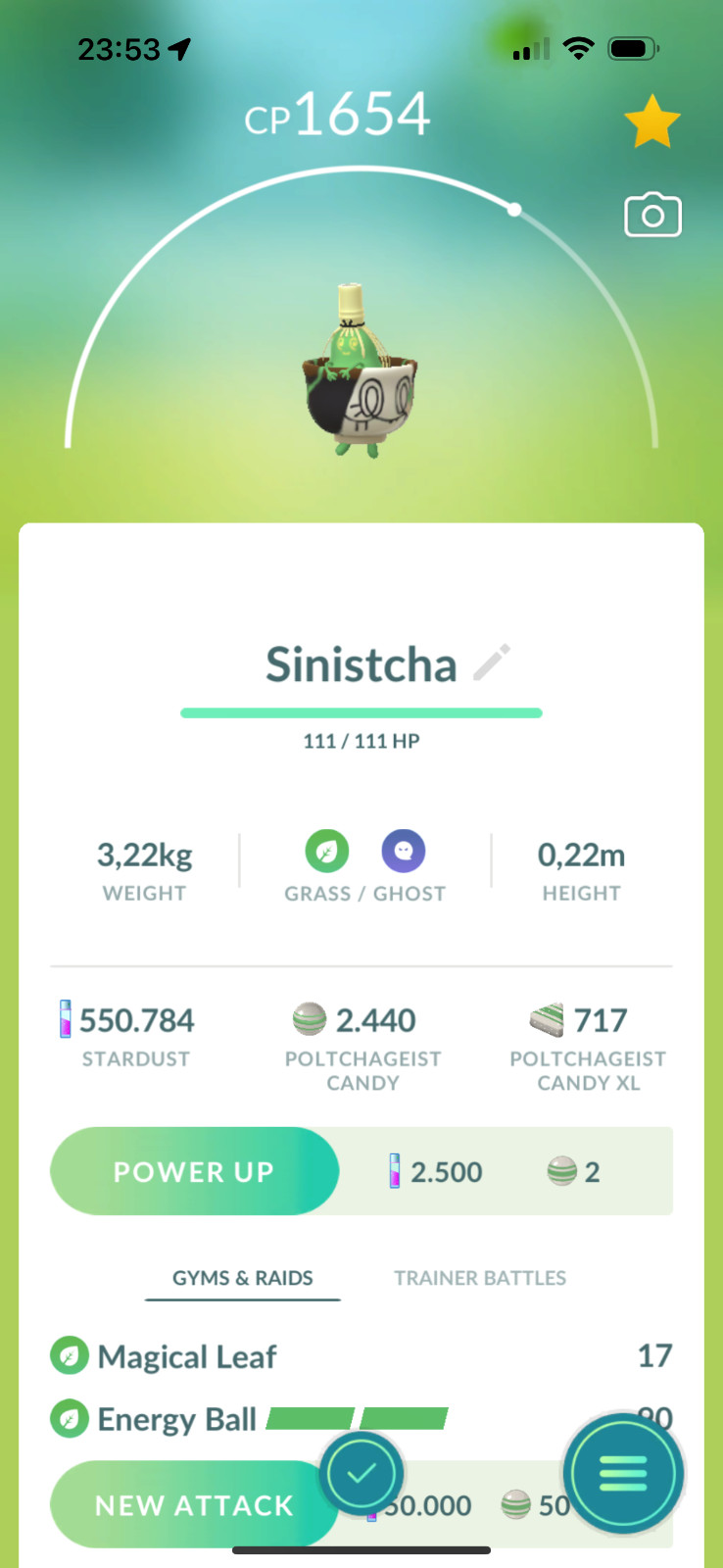 Sinischa, Poltchageist (Artisan Form) -Tr-de 20k stardust
