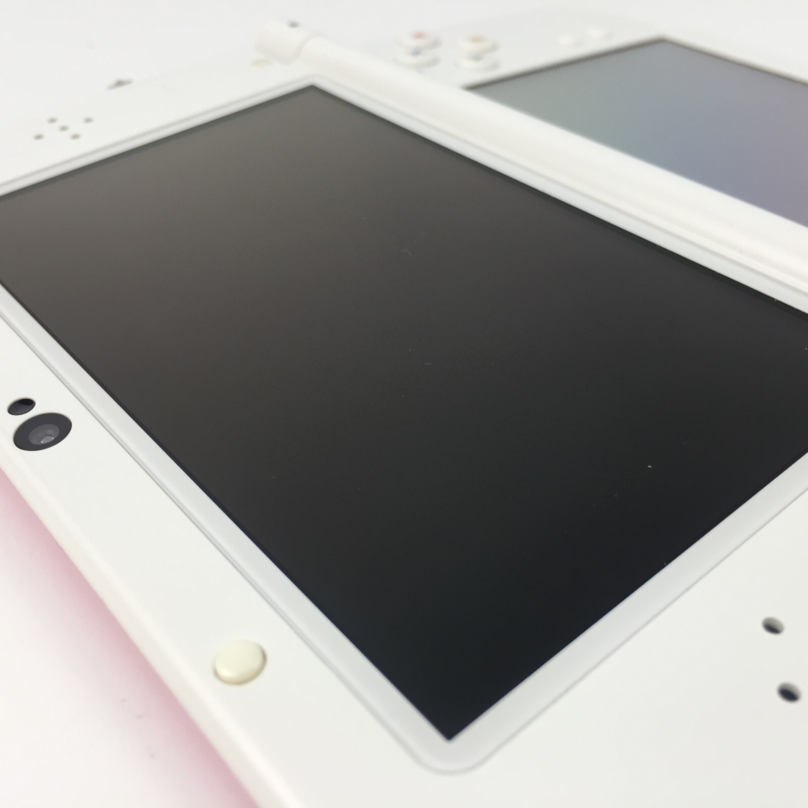 【Very Good】Nintendo New 3DS LL Pink x White Console ONLY Japanese Edition #dj06