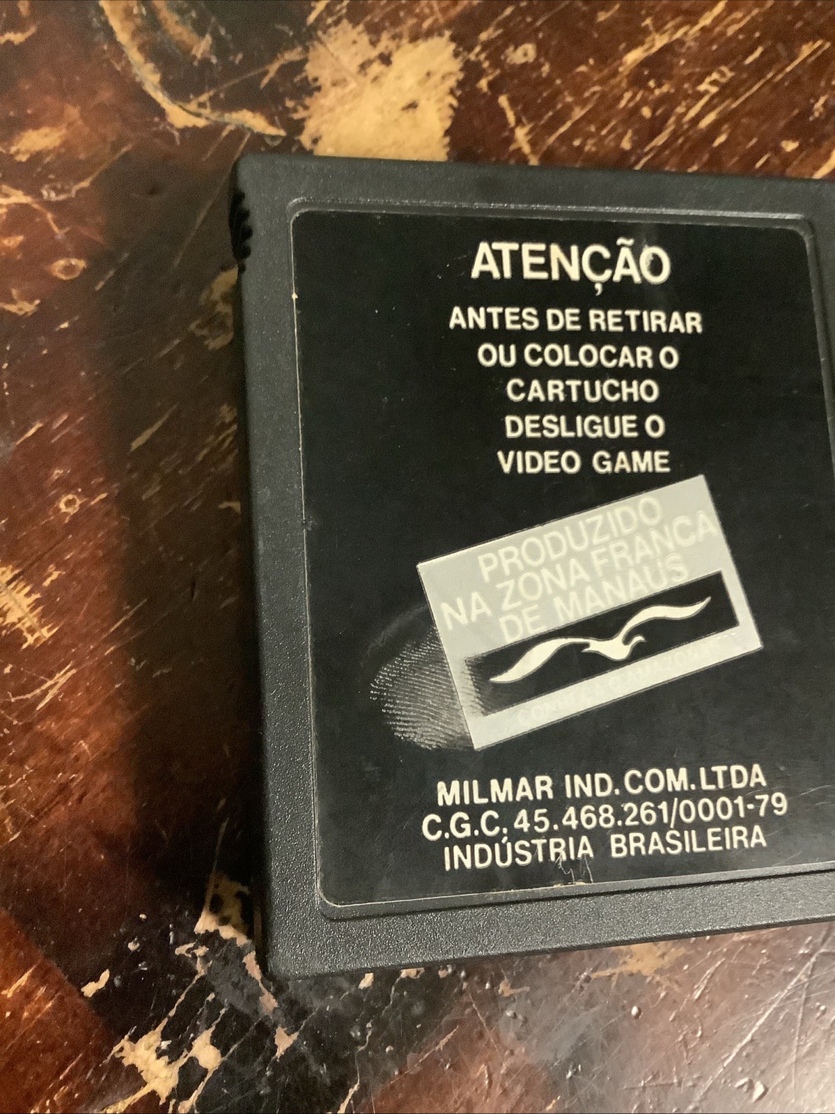 Atari 2600 4in1 Brazil Video Game Cartridge (Kung Fu, Dragon Fire, Spider Man)