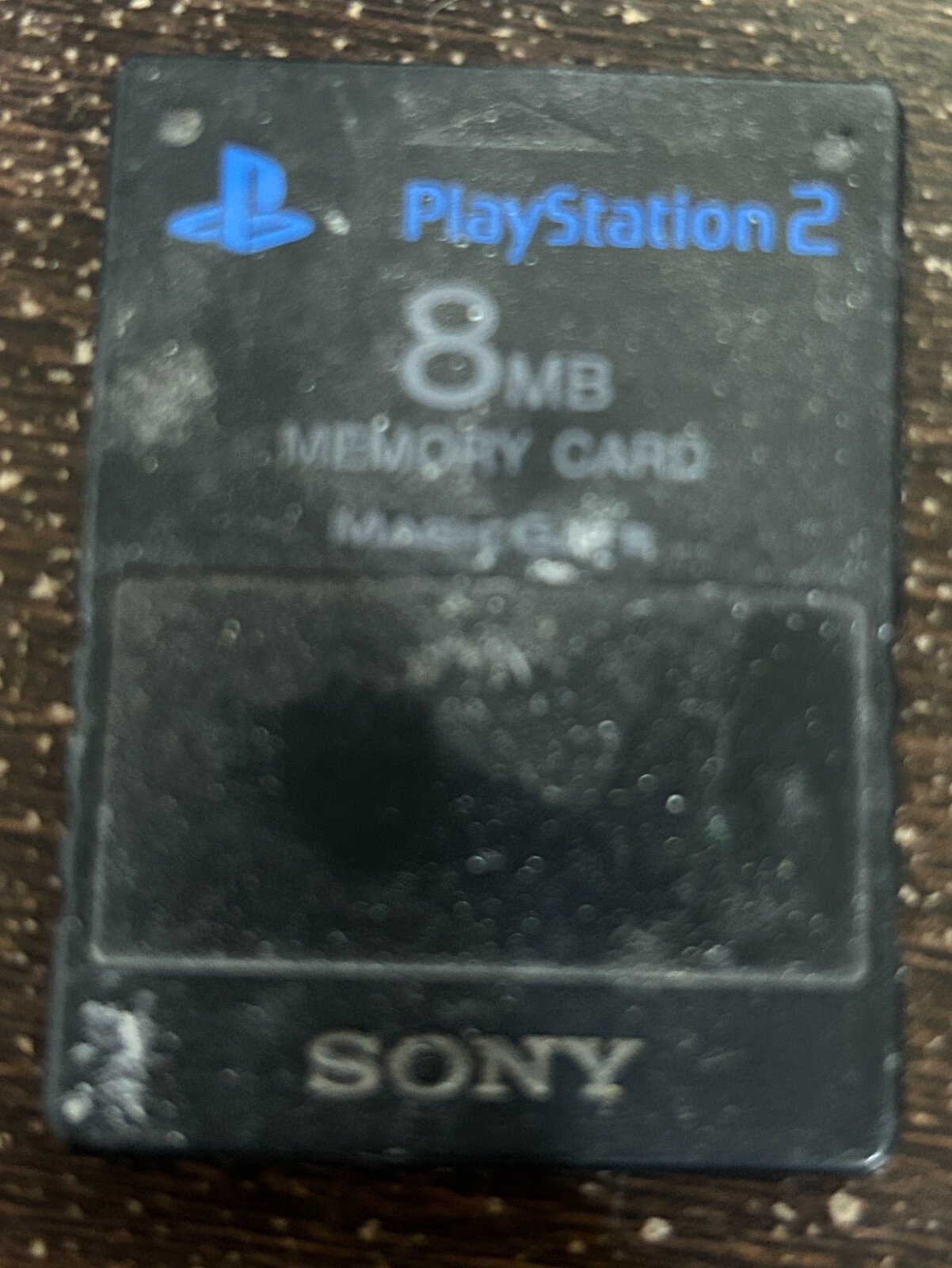 Sony SCPH10020 External Attachment – Black PS2 Memory Card