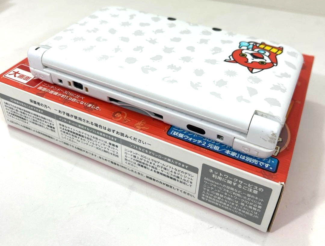 Nintendo 3DSLL Yo-kai Watch Jibanyan Pack Boxed Tested Working Japan