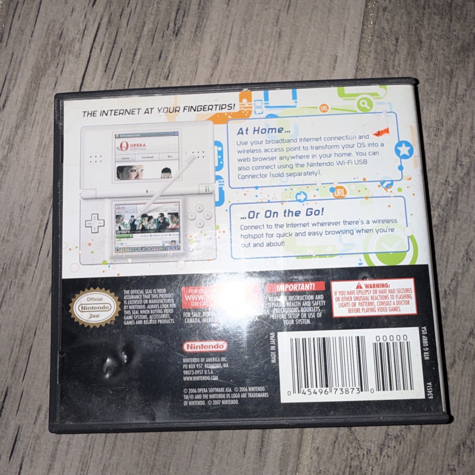 Nintendo DS Browser (Nintendo DS, 2007)