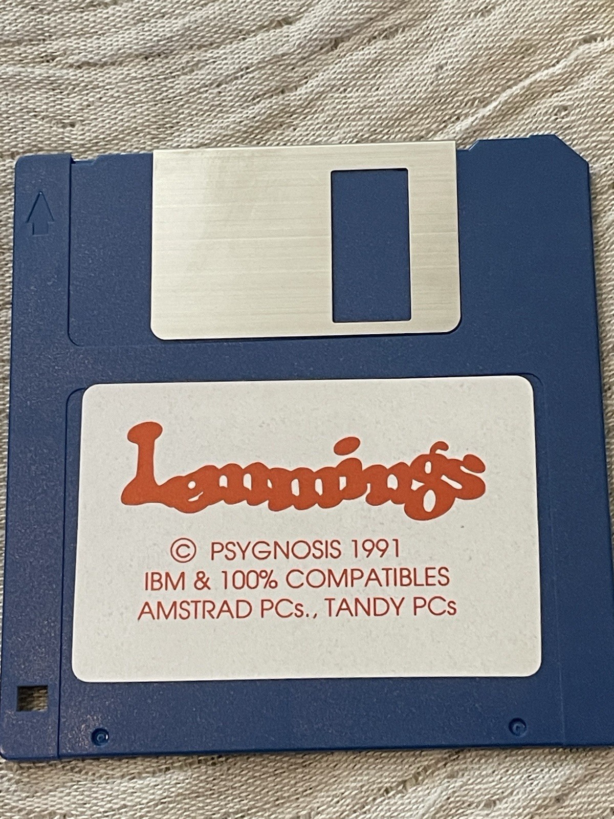 Psygnosis Lemmings PC Disc Game Vintage 1991 Tandy Manual Retro Classic Family