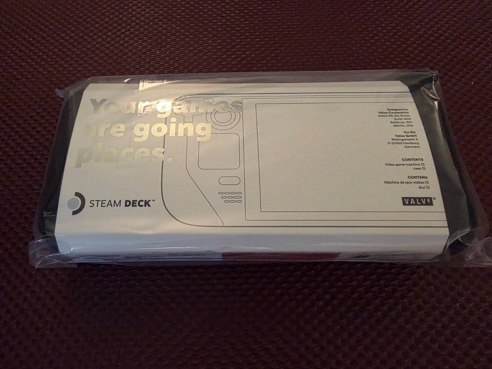 Brand New Factory Sealed Valve Steam Deck 64GB Handheld Console – Black