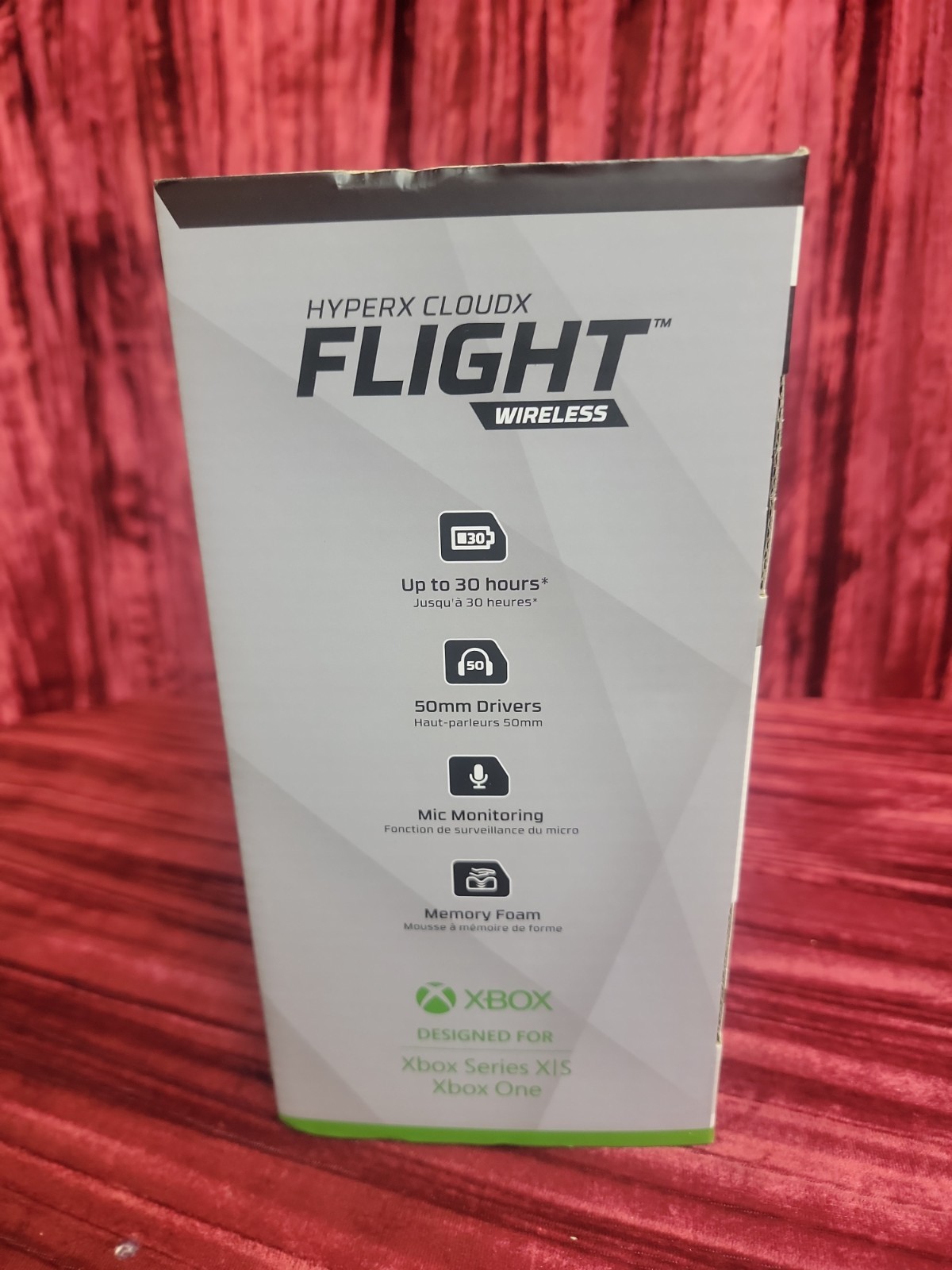 HyperX CloudX Flight Wireless Headset Memory Foam Stereo Mic Xbox Series X|S One