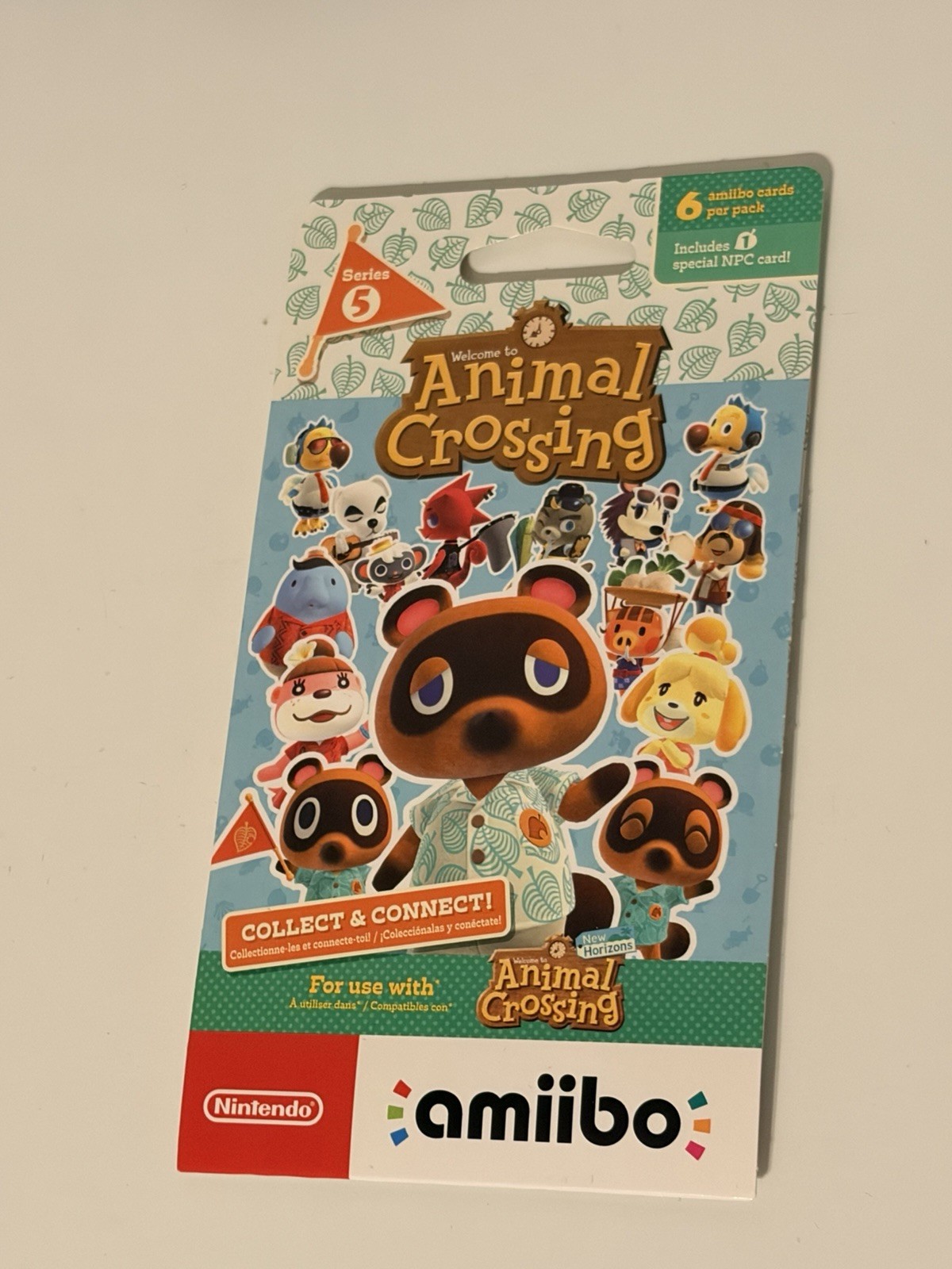Nintendo Animal Crossing Series 5 amiibo Pack (1 Pack Of 6 Cards)