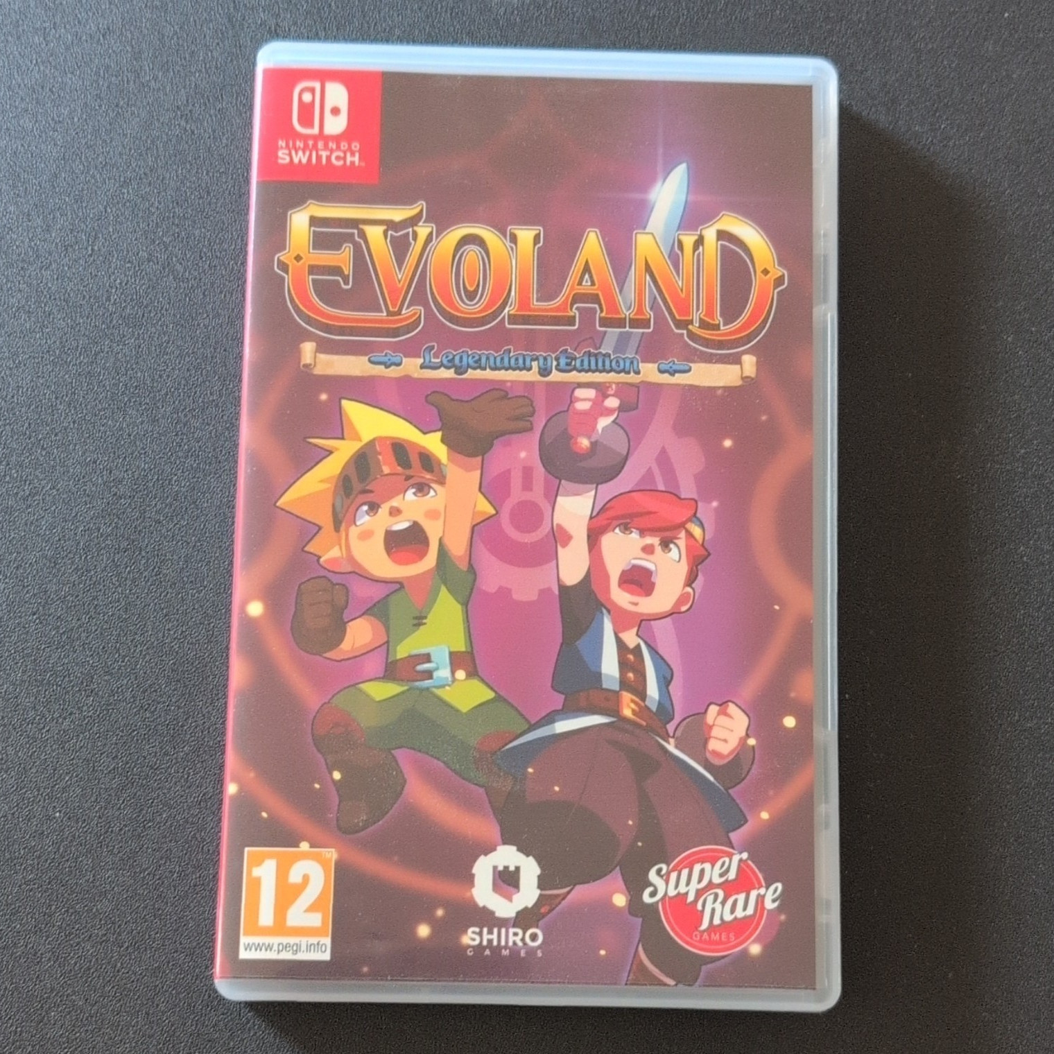 Super Rare Games Evoland Legendary Edition Switch PAL PEGI 12 Manual