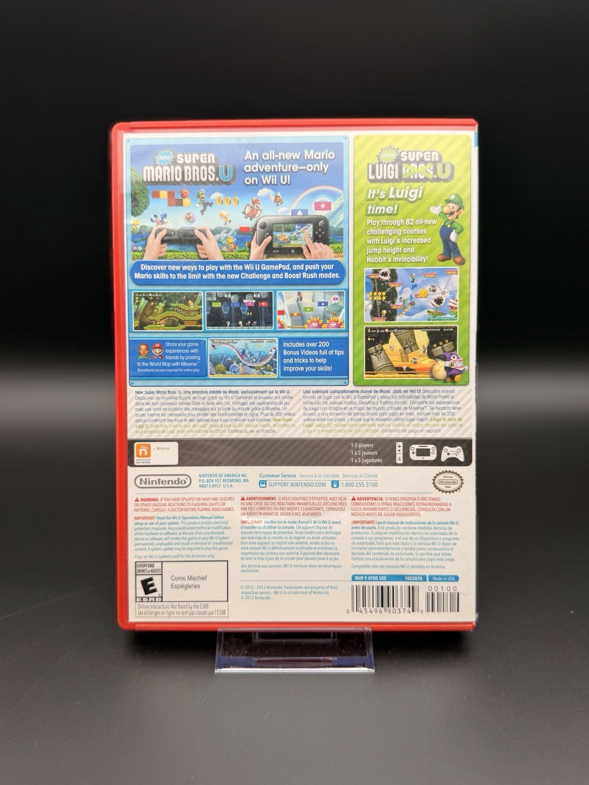 New Super Mario Bros. U with New Super Luigi U. (Nintendo Wii) Tested