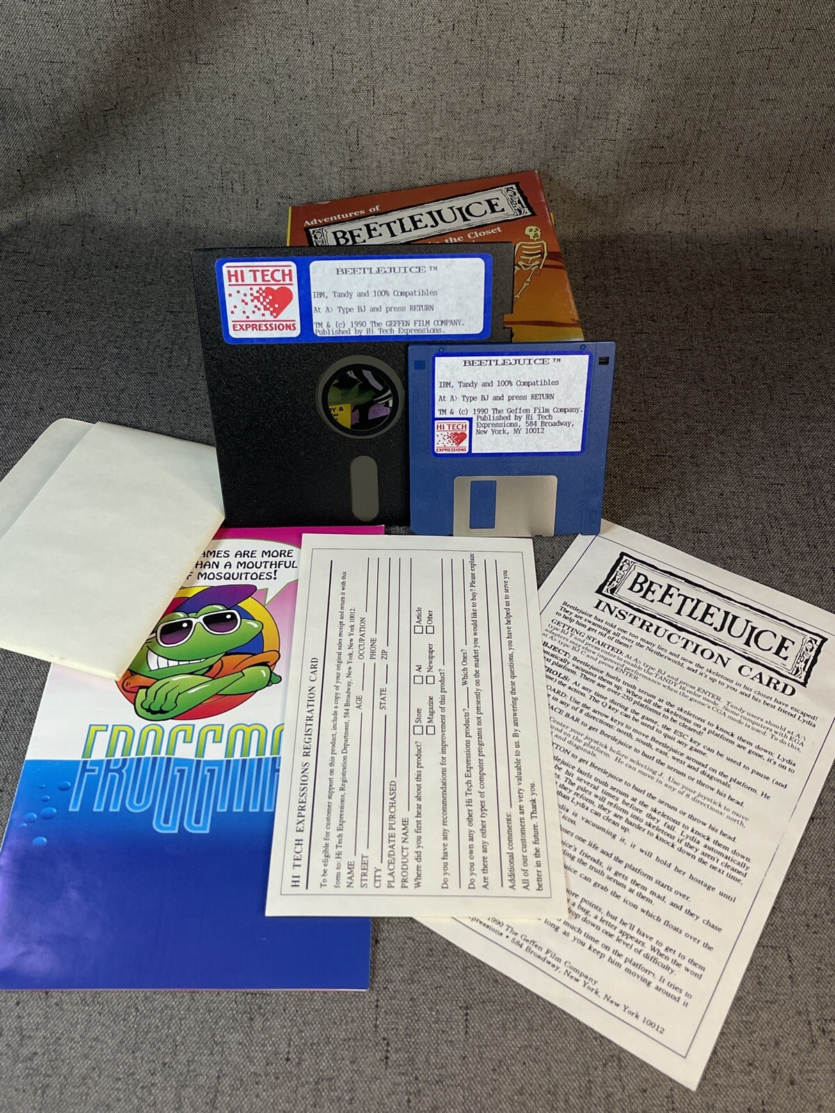 Adventures of Beetlejuice: Skeletons In The Closet 3.5″ Disk Video Game (1990)