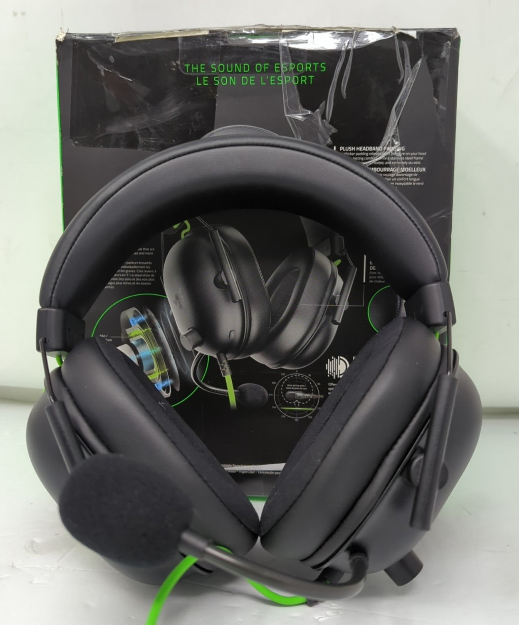 Razer Blackshark V2 X Black Over the Ear Gaming Headset!!!READ DESCRIPTION!!!