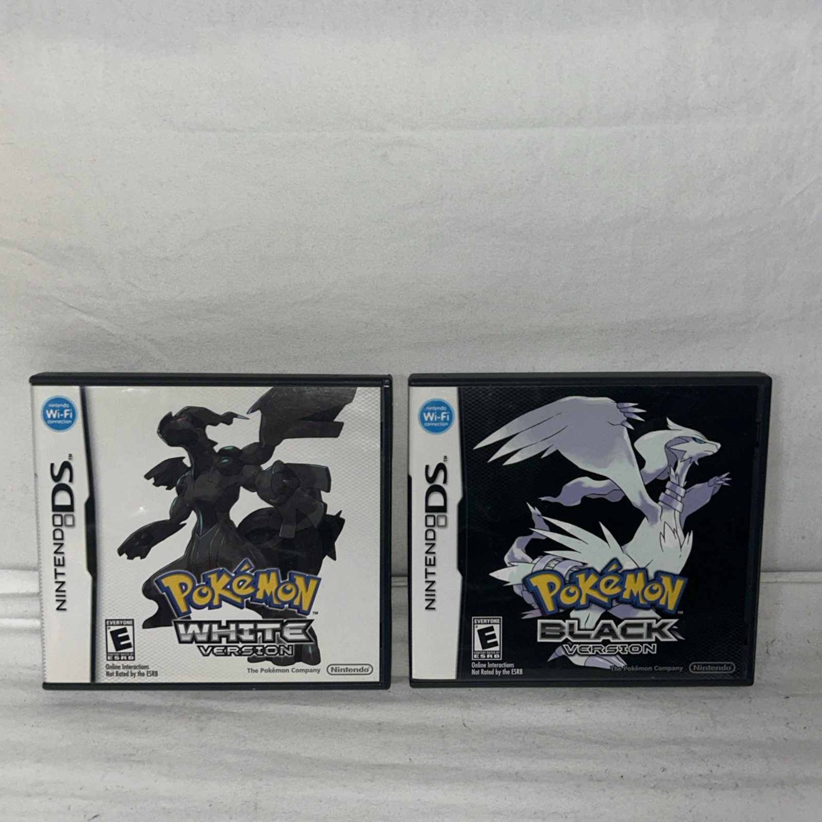 Pokemon Black and White Version Bundle Lot Nintendo DS Complete CIB Authentic