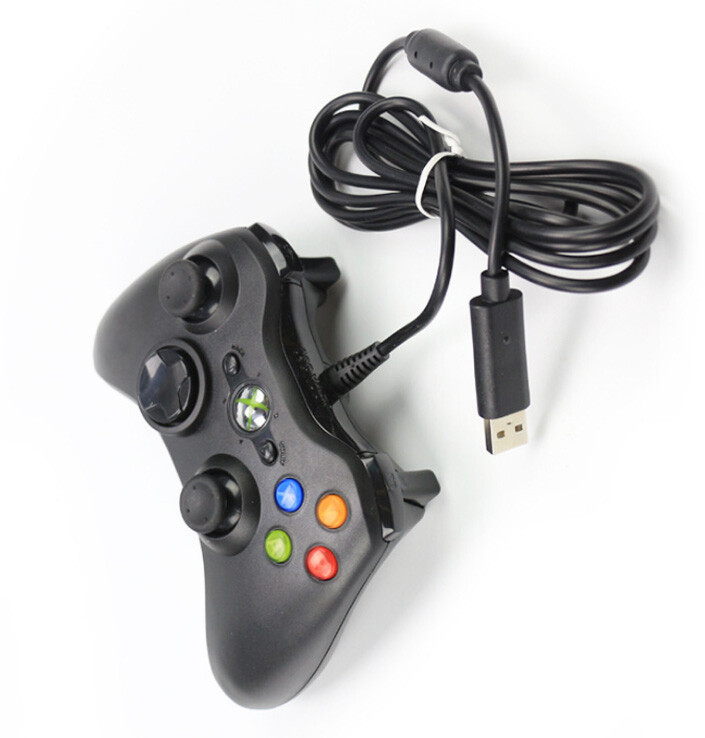 Wired Joystick Controller USB Gamepad for Microsoft Xbox 360 PC Windows 11/10/8