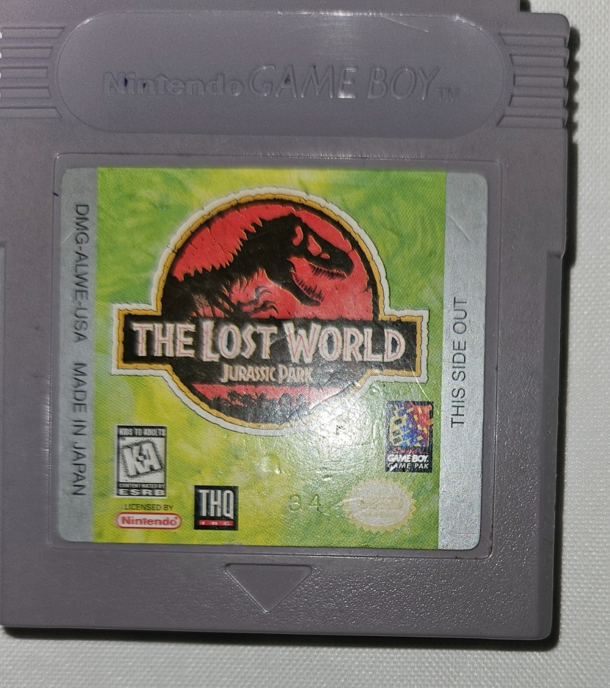 The Lost World Jurassic Park Cartridge Only Authentic Nintendo Game Boy GameBoy
