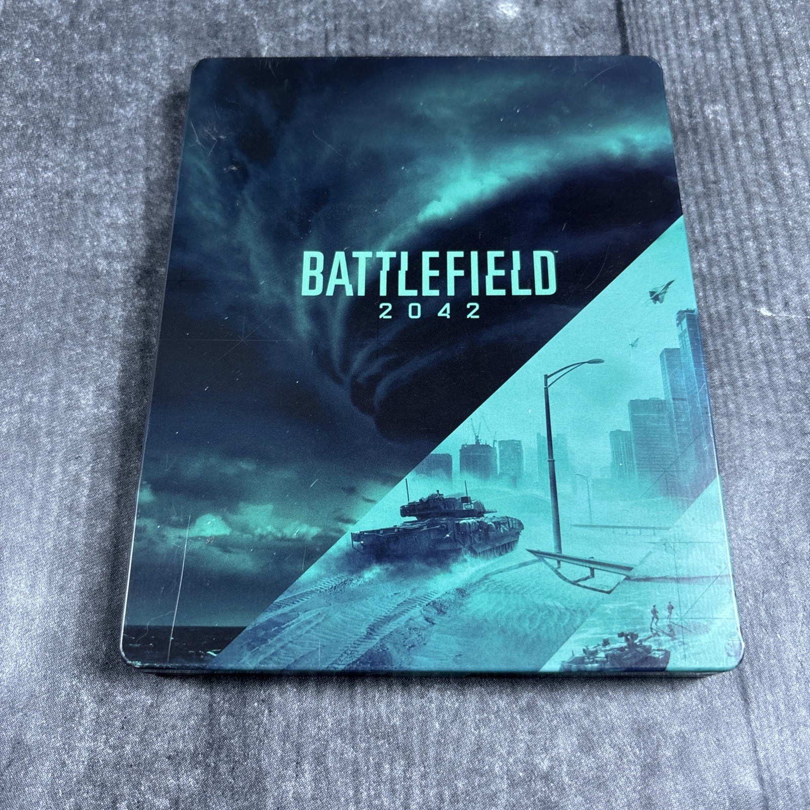 Battlefield 2042 Steelbook Case + XBOX Series X Game No Manual