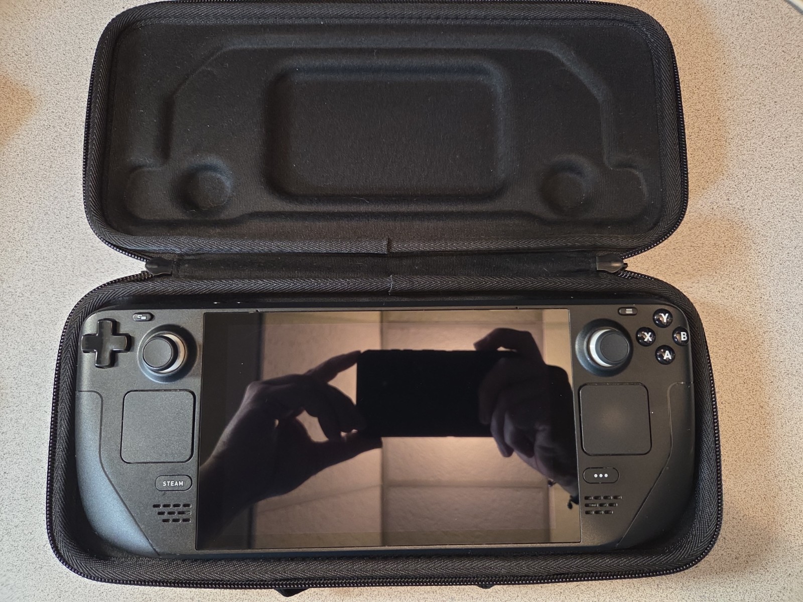 Valve 64GB LCD Steam Deck & an additional 64 GB microSD, Case, and a Charger