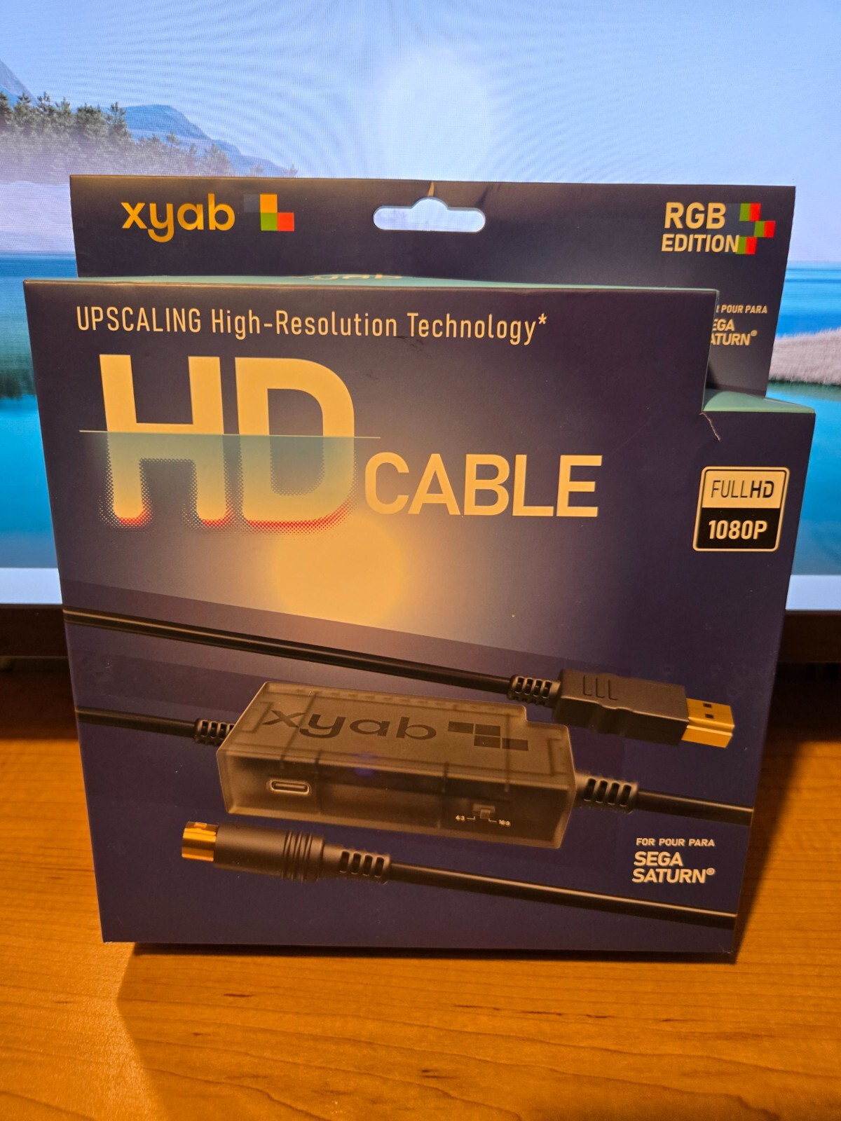 RGB+ Full HD Upscaling HDMI Link Cable For Sega Saturn – XYAB NEW, Sealed