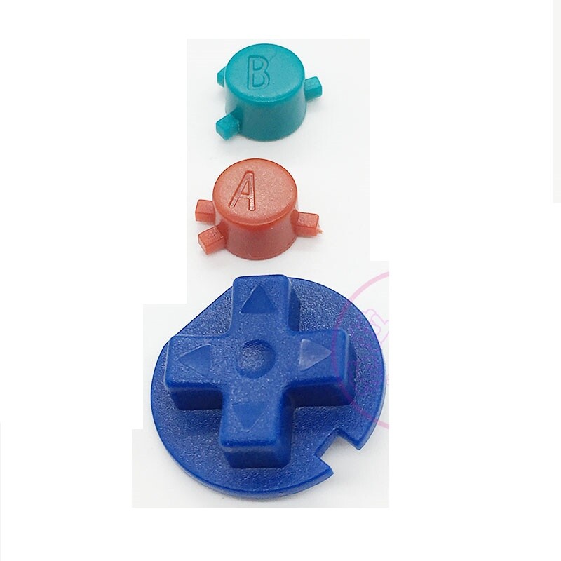 50 Pieces Mix Color GBC Buttons A B D-pad for Nintendo Game Boy Color