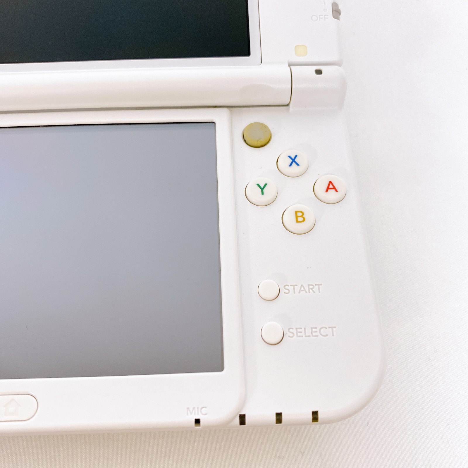 【Dual IPS】New Nintendo 3DS XL LL Pearl White Stylus Console Japan Tested Rank S