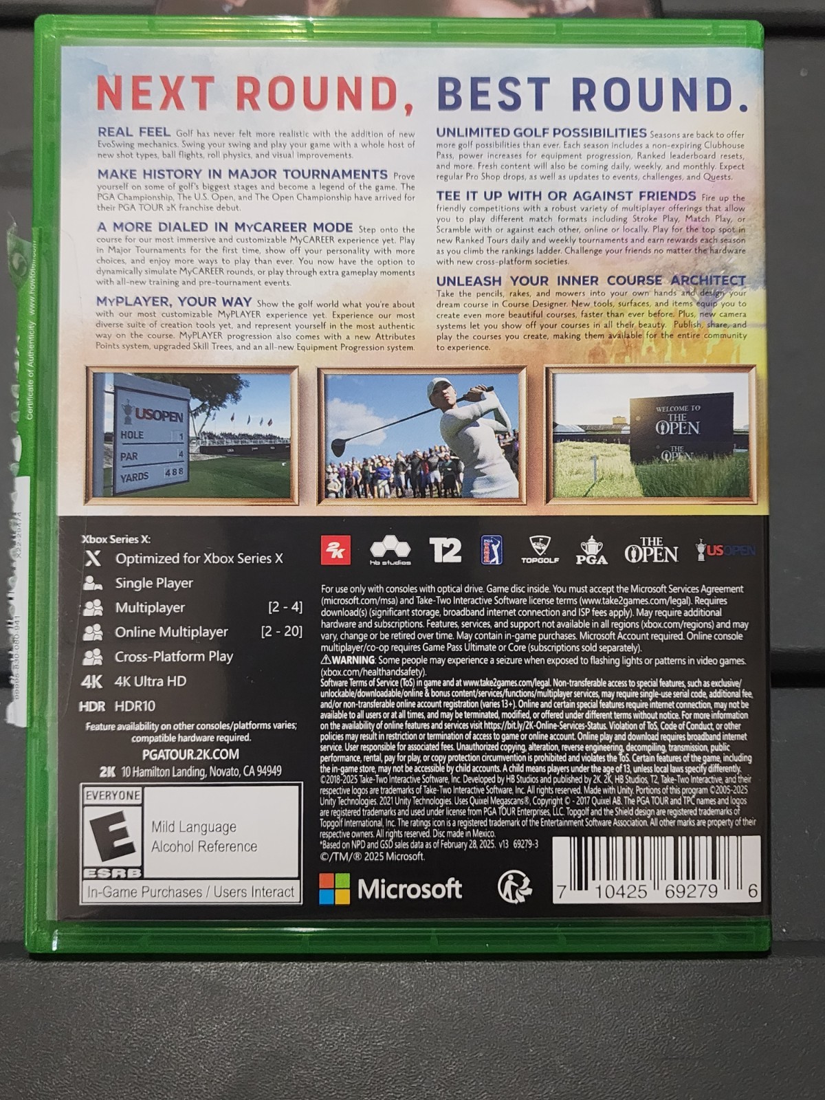PGA Tour 2K25 – Xbox Series X New Open Box